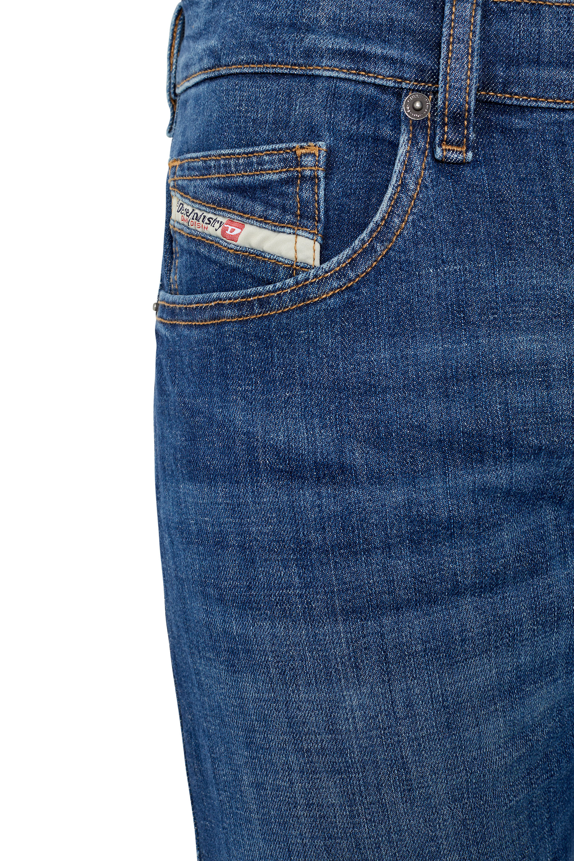 Diesel - D-Luster 0IHAR Slim Jeans, Blu Scuro - Image 3