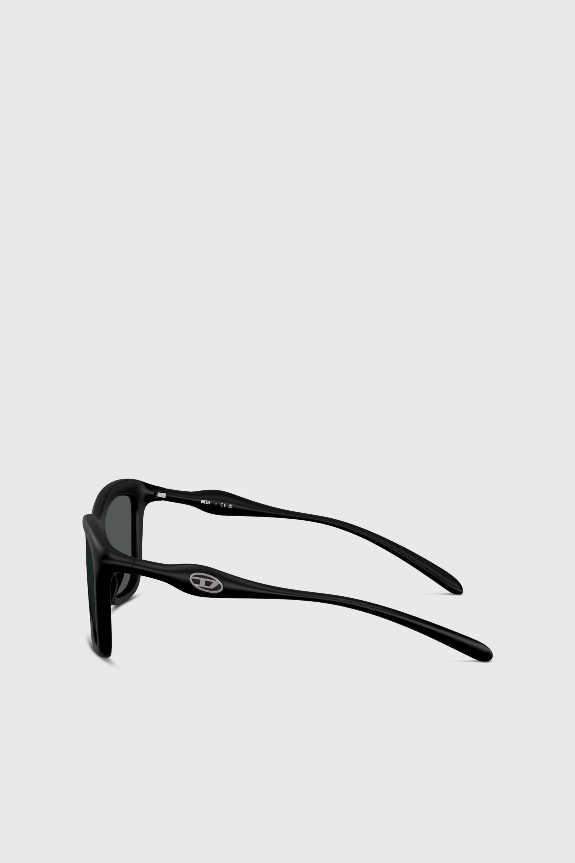 Diesel - 0DL3008U, Occhiali da sole quadrati Unisex in Nero - 2