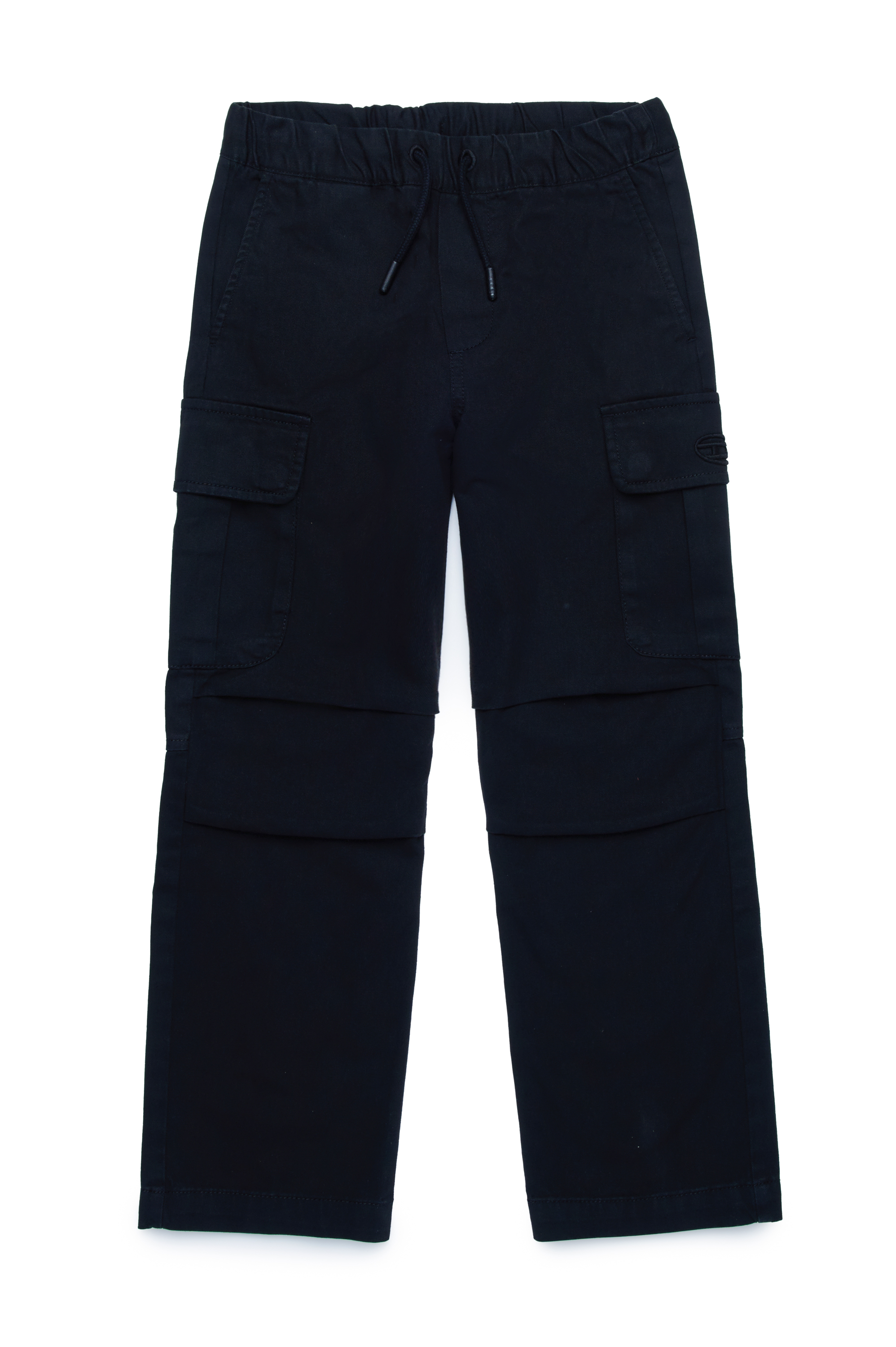 Diesel - PICAR, Man Cargo pants in cotton twill in Black - Image 1
