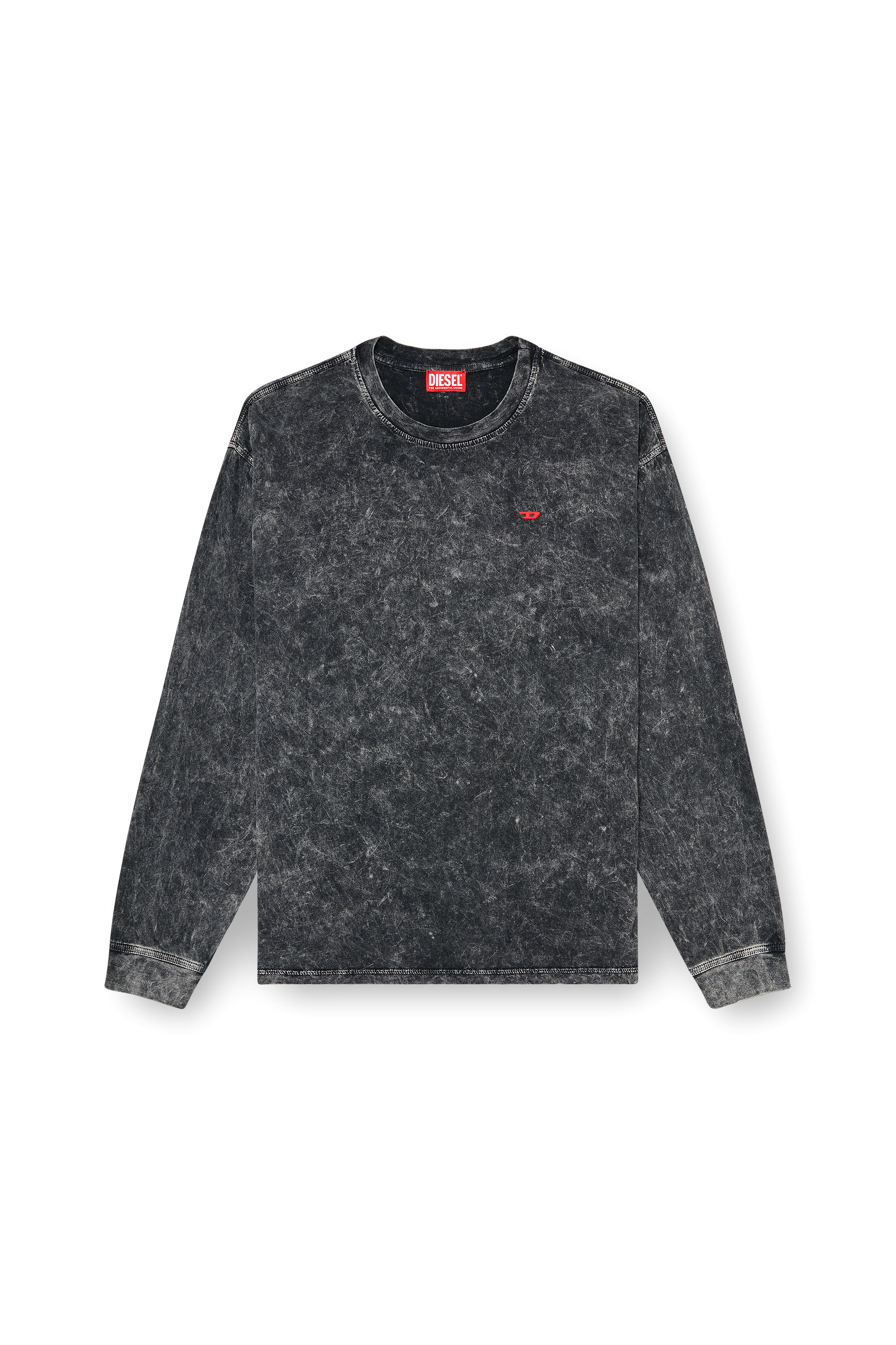 Diesel - T-BOXT-LS-AA5, T-shirt a manica lunga con effetto lavorato Uomo in ToBeDefined - 3