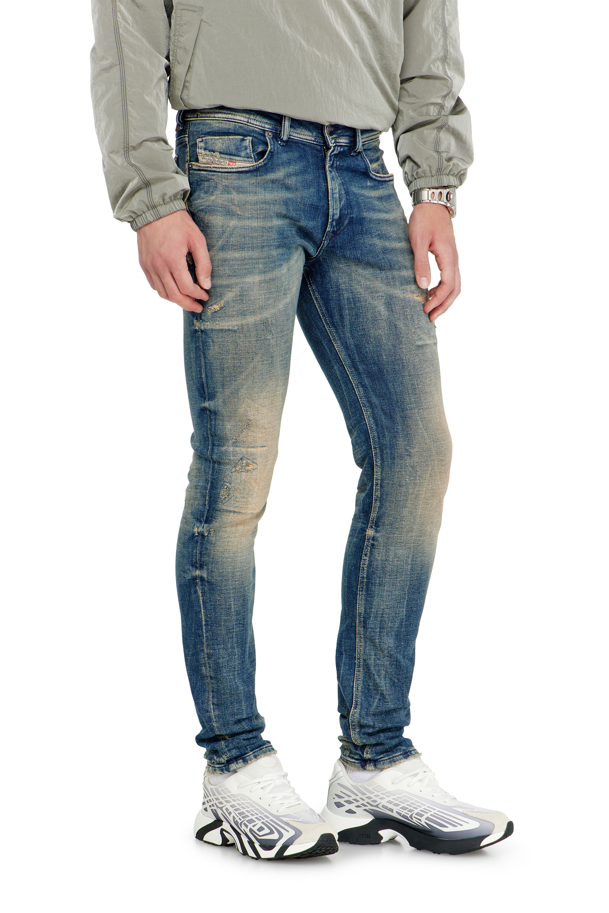 Diesel - Skinny Jeans 1979 Sleenker 09P68 Uomo, Blu Scuro - Image 7