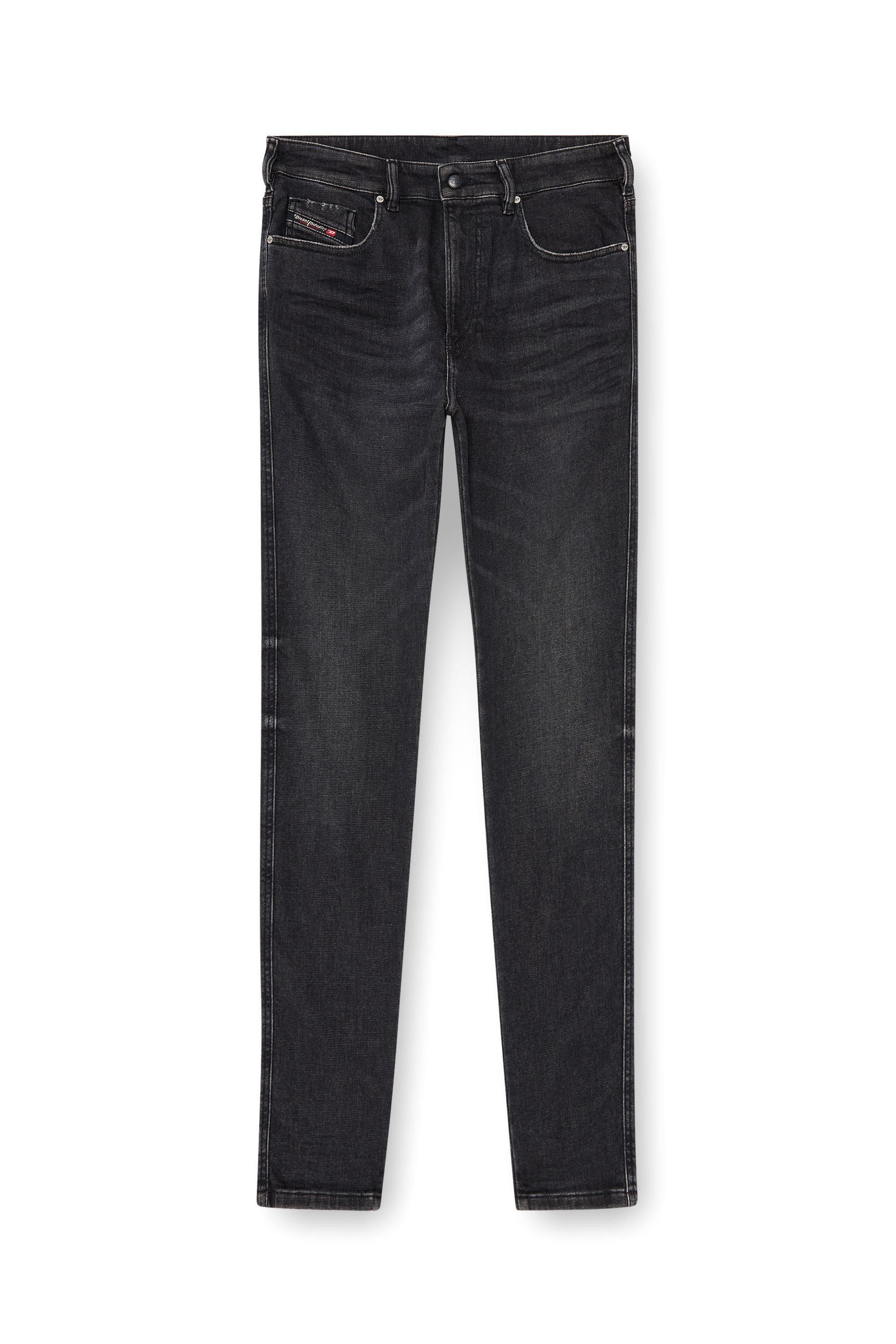 Diesel - Slim 2062 D-Strukt Joggjeans&reg; 09P92 Uomo, Nero/Grigio scuro - Image 3