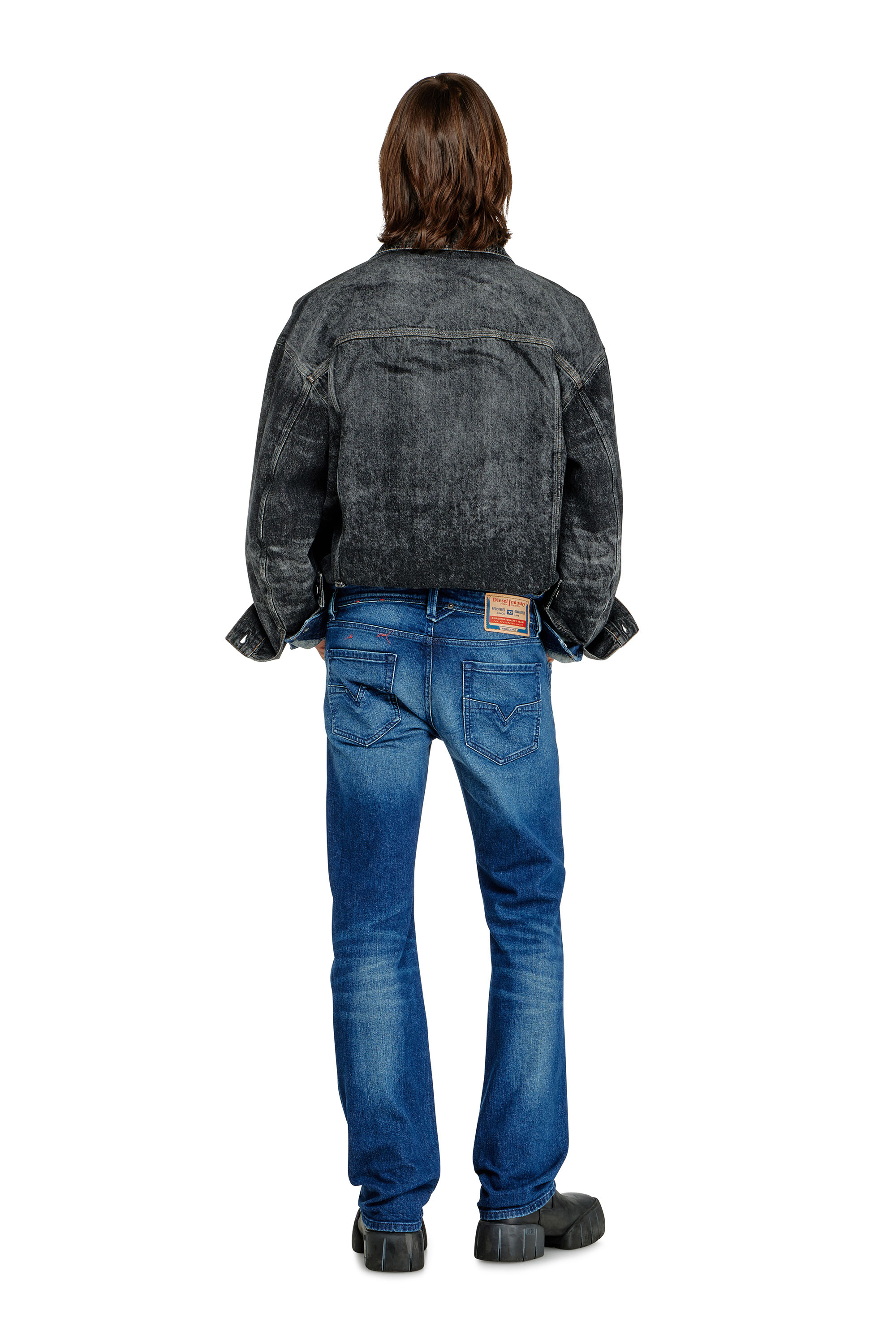 Diesel - Regular Jeans 1985 Larkee 09L51 Uomo, Blu Scuro - Image 3