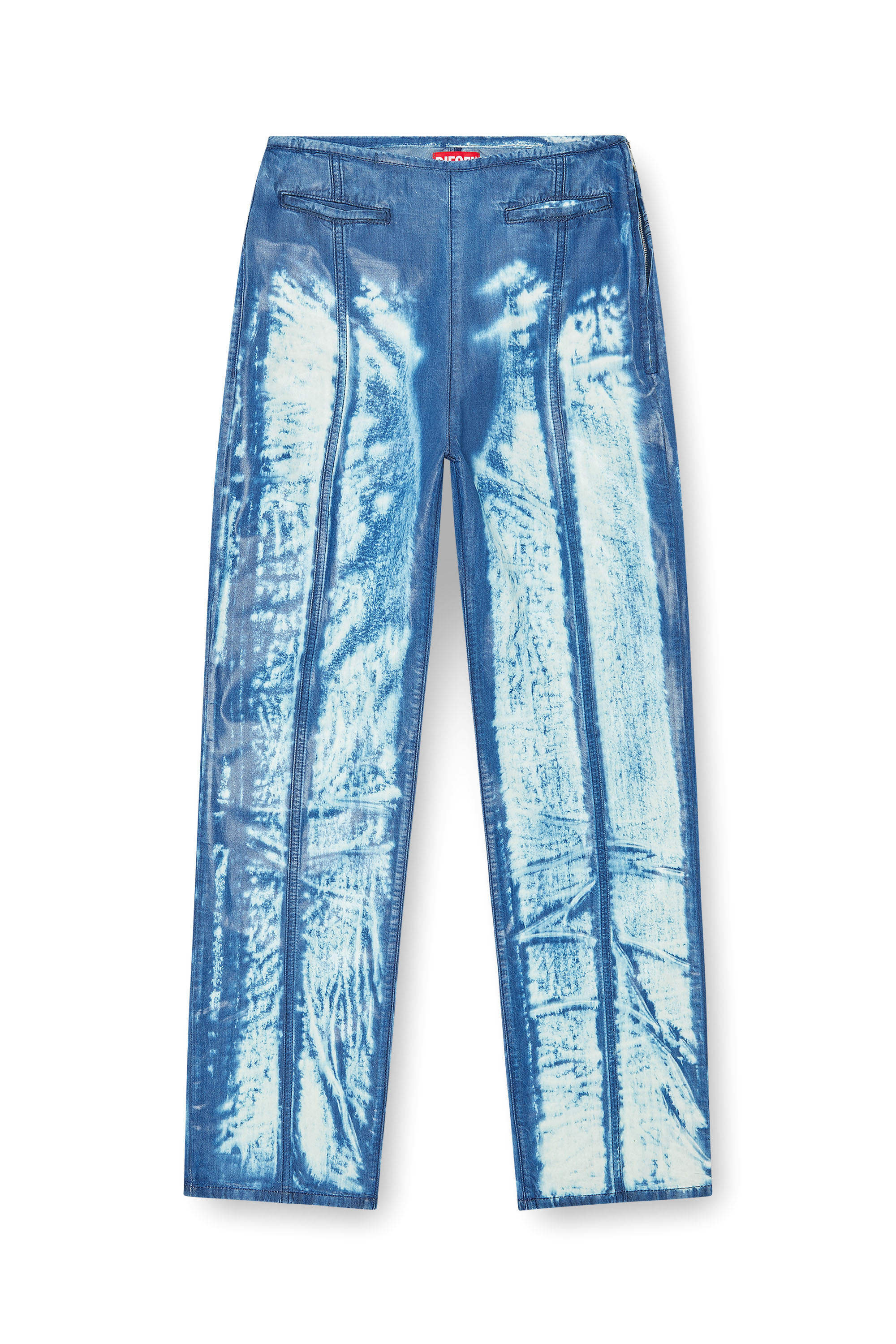 Diesel - Slim Jeans D-LYSAR 068XC Donna, Blu medio - Image 3