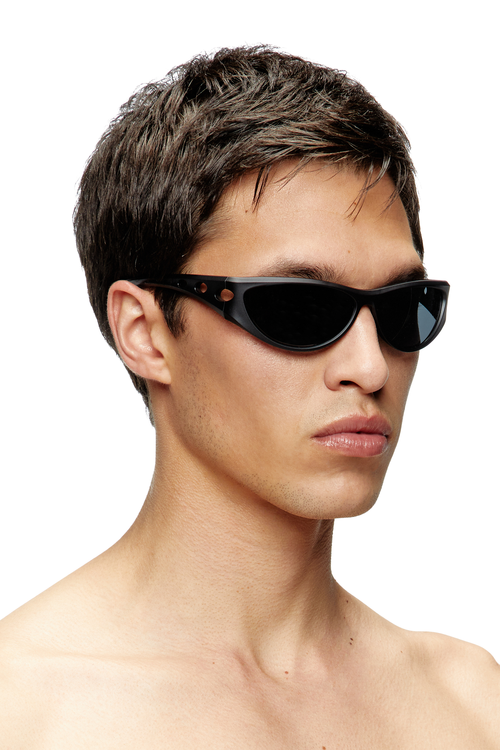 Diesel - 0DL3004U, Occhiali da sole stile cat-eye Unisex in Nero - 4