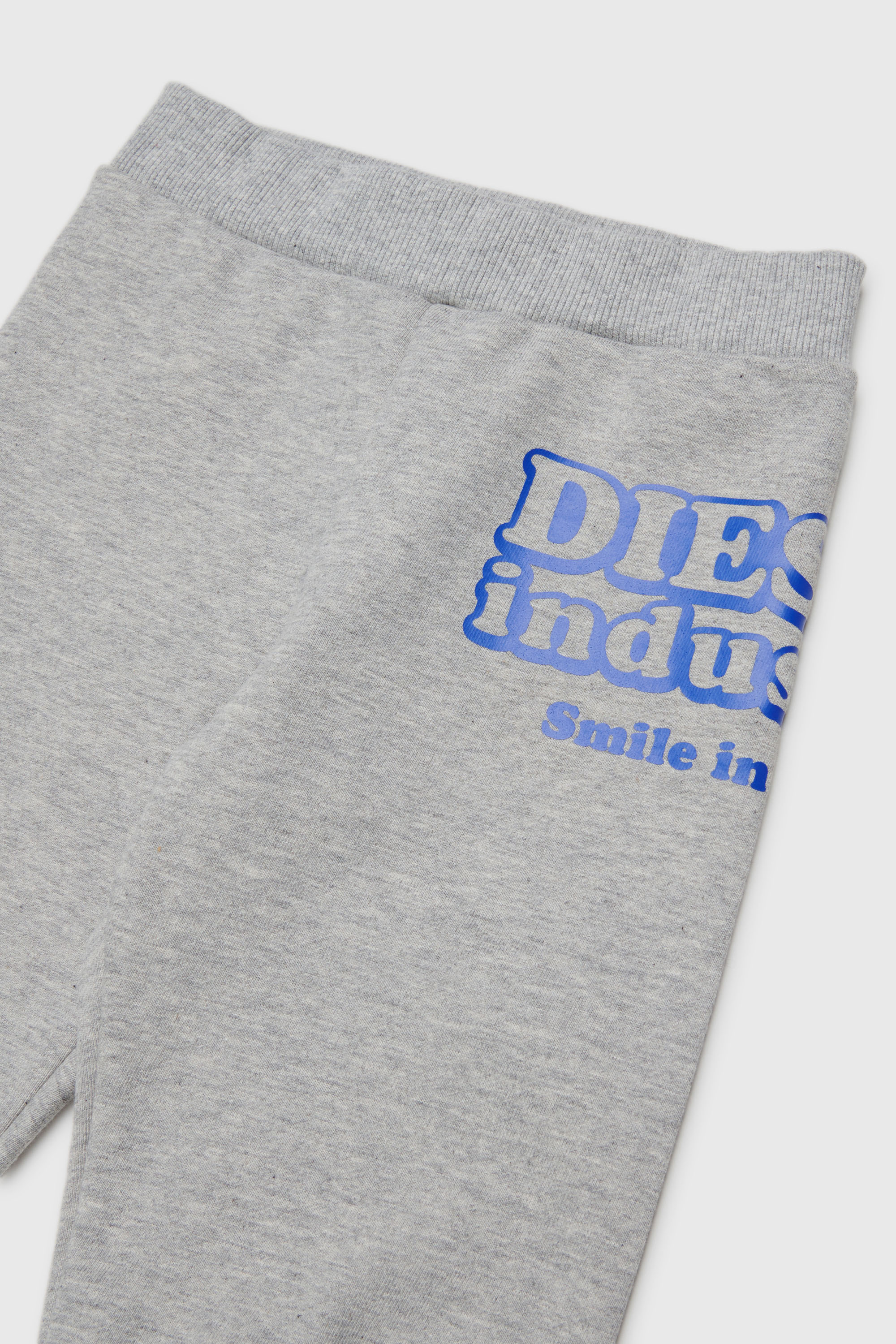 Diesel - PLODIMIB, Pantaloni in cotone con stampa Diesel Industry Uomo in Grigio - 3