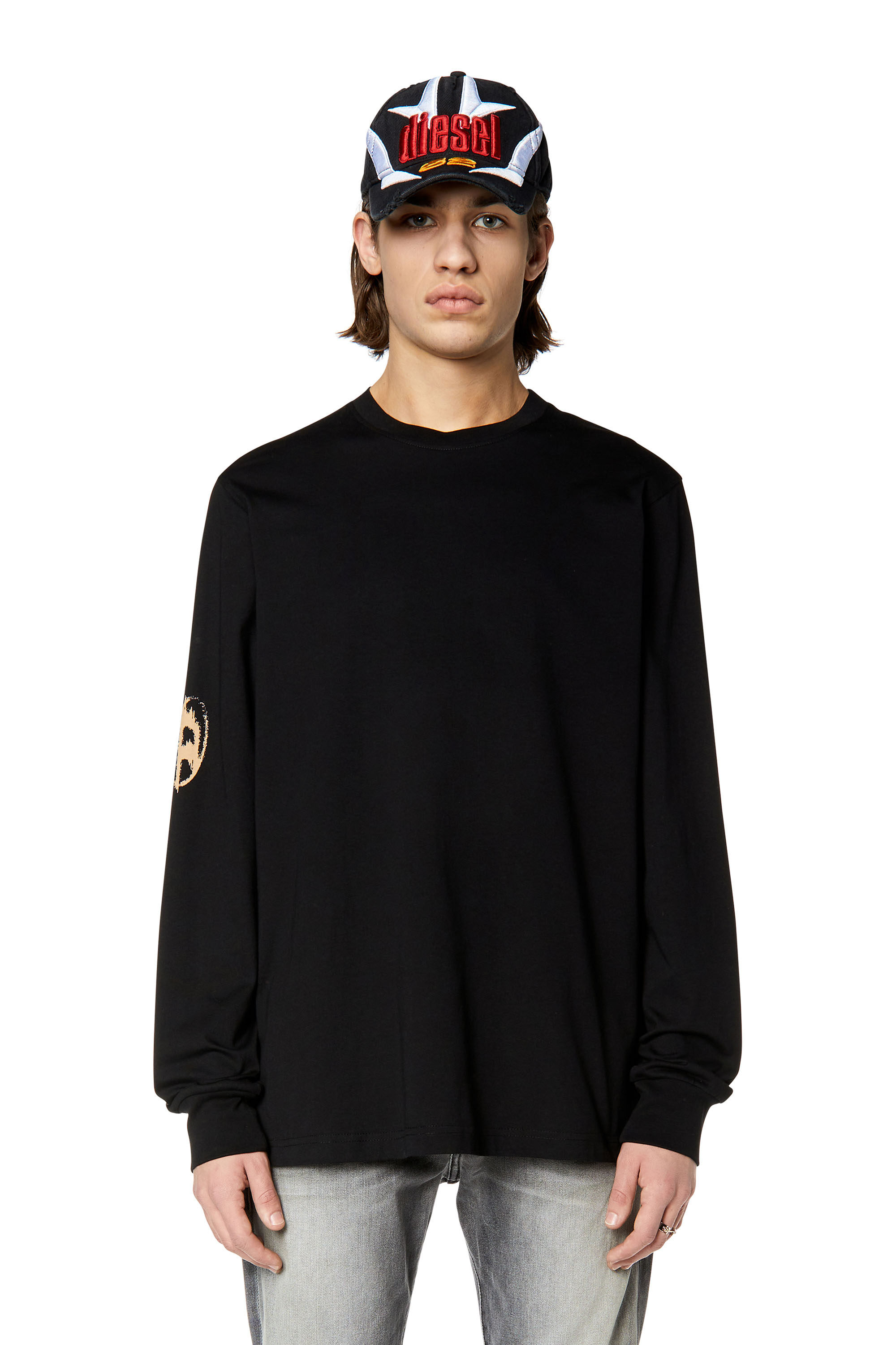 Diesel - T-JUST-LS-G3, Nero - Image 1