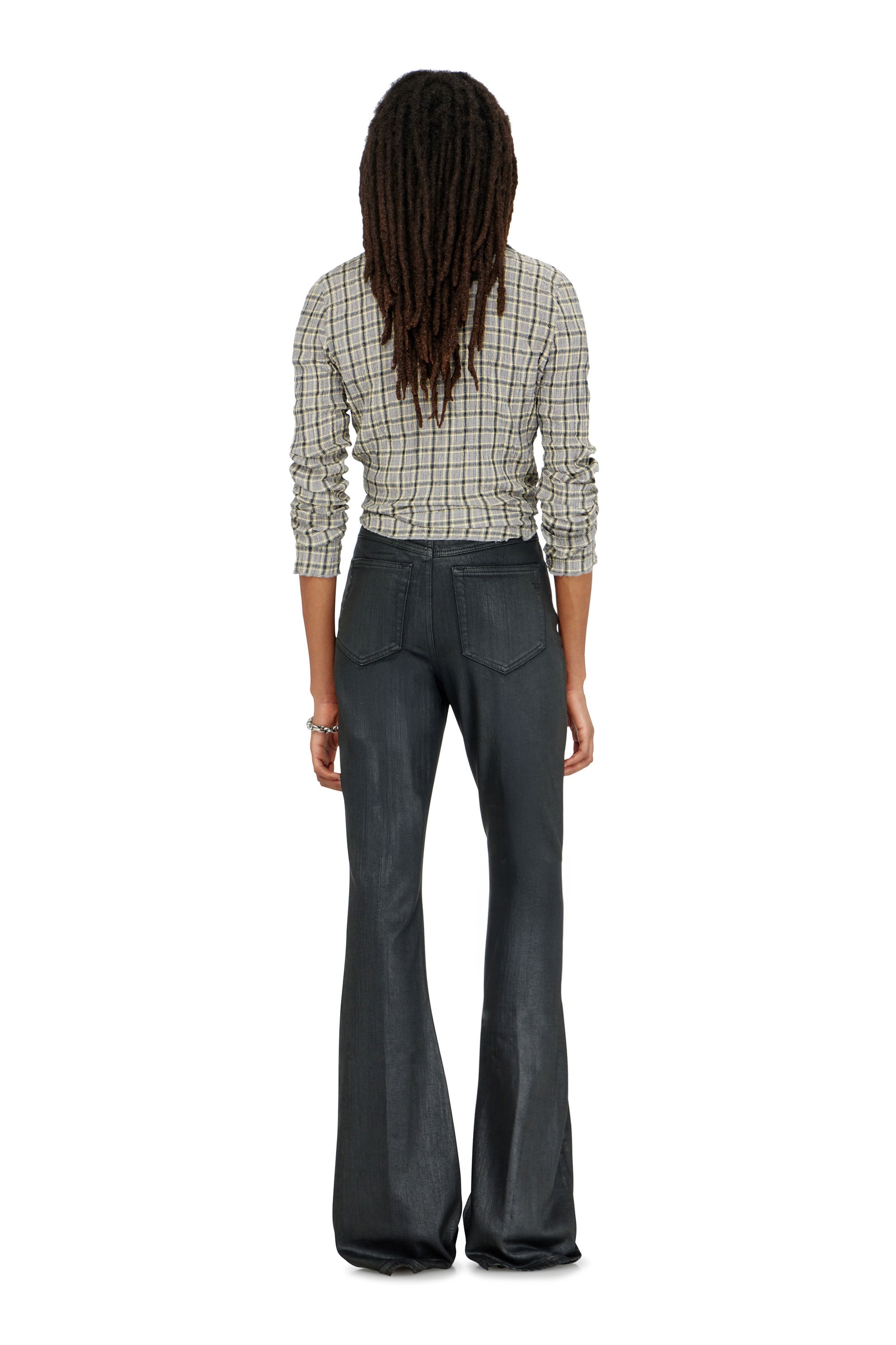 Diesel - Bootcut Jeans 1973 D-Partt 09P78 Donna, Nero/Grigio scuro - Image 4
