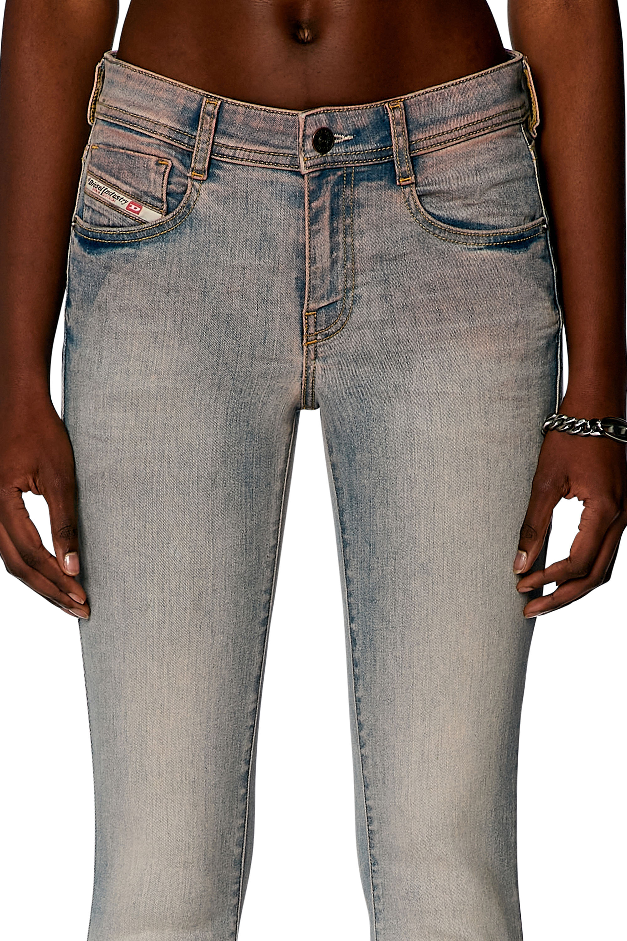 Diesel - Bootcut and Flare Jeans 1969 D-Ebbey 0PFAT, Blu Chiaro - Image 3