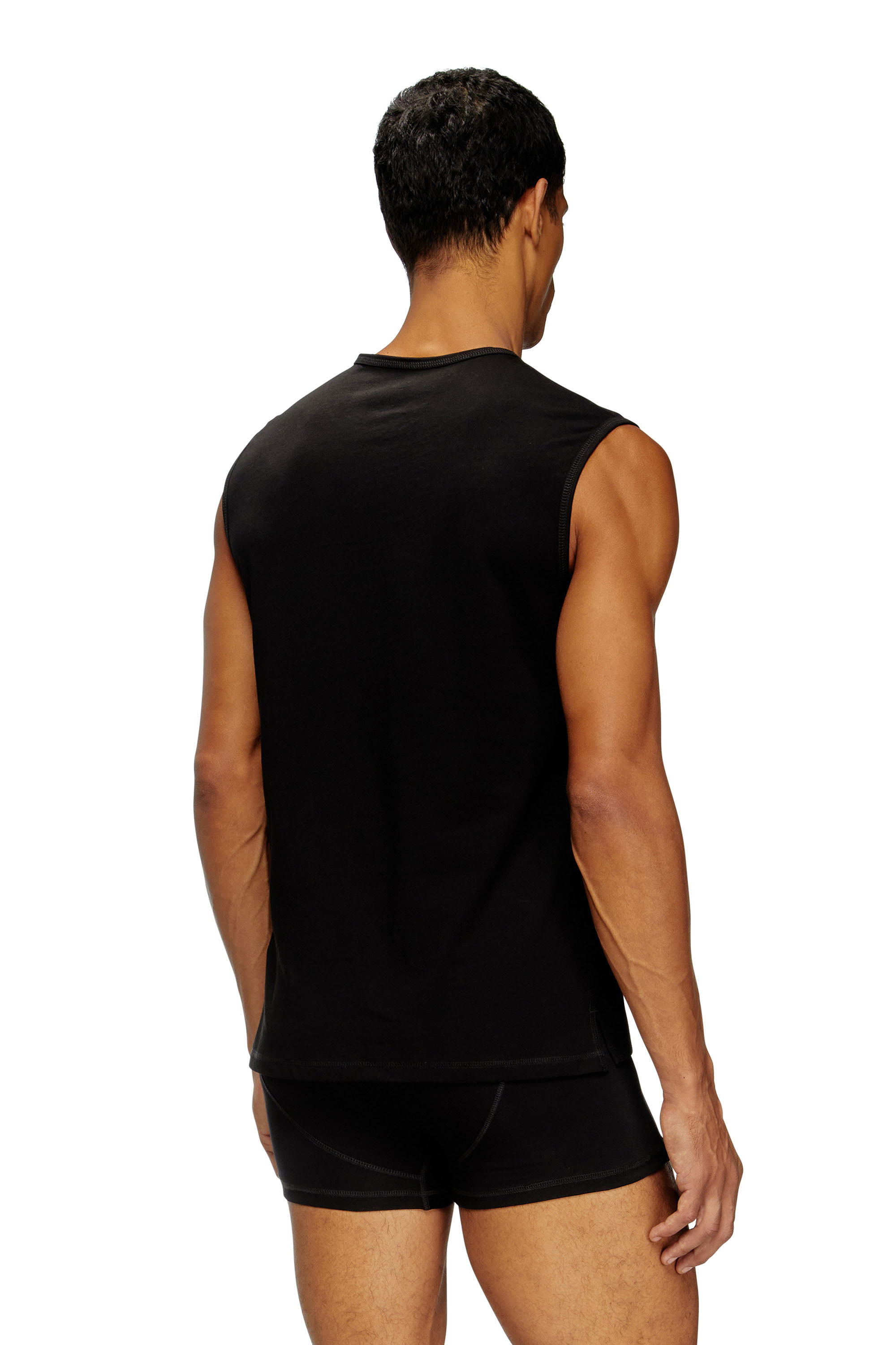 Diesel - TOM-UTLT-2PACK, Set di due canotte Uomo in Nero - 3