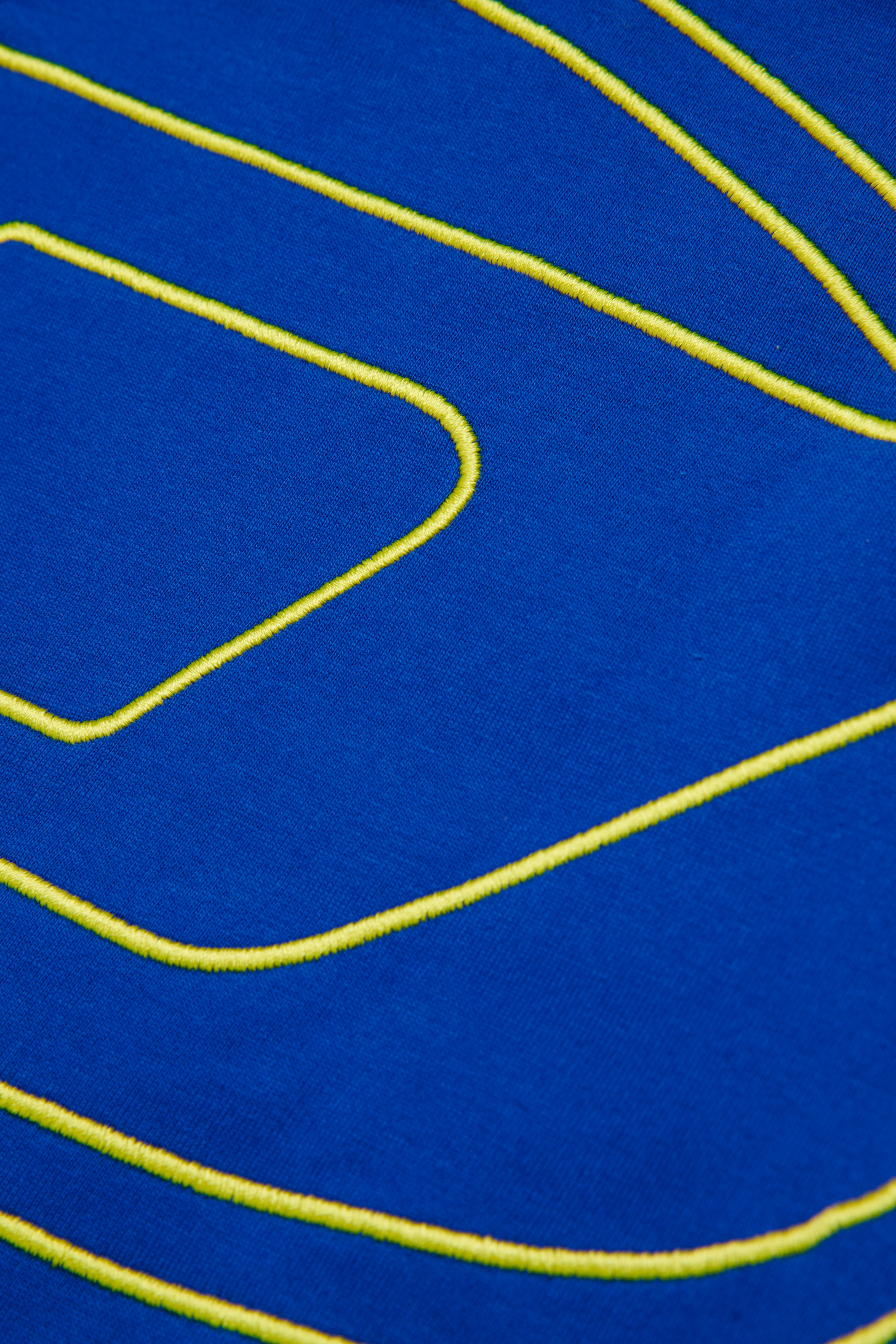 Diesel - TBOGGYMEGOVALD OVER, T-shirt con mega ricamo Oval D Uomo in Blu - 4