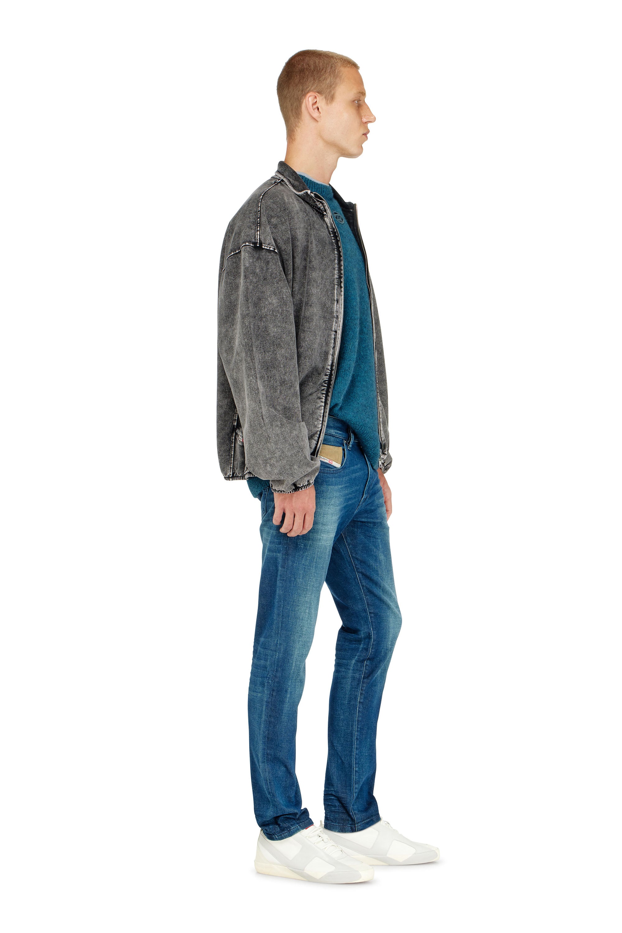 Diesel - Slim Jeans 2019 D-Strukt 0PBBZ Uomo, Blu medio - Image 2