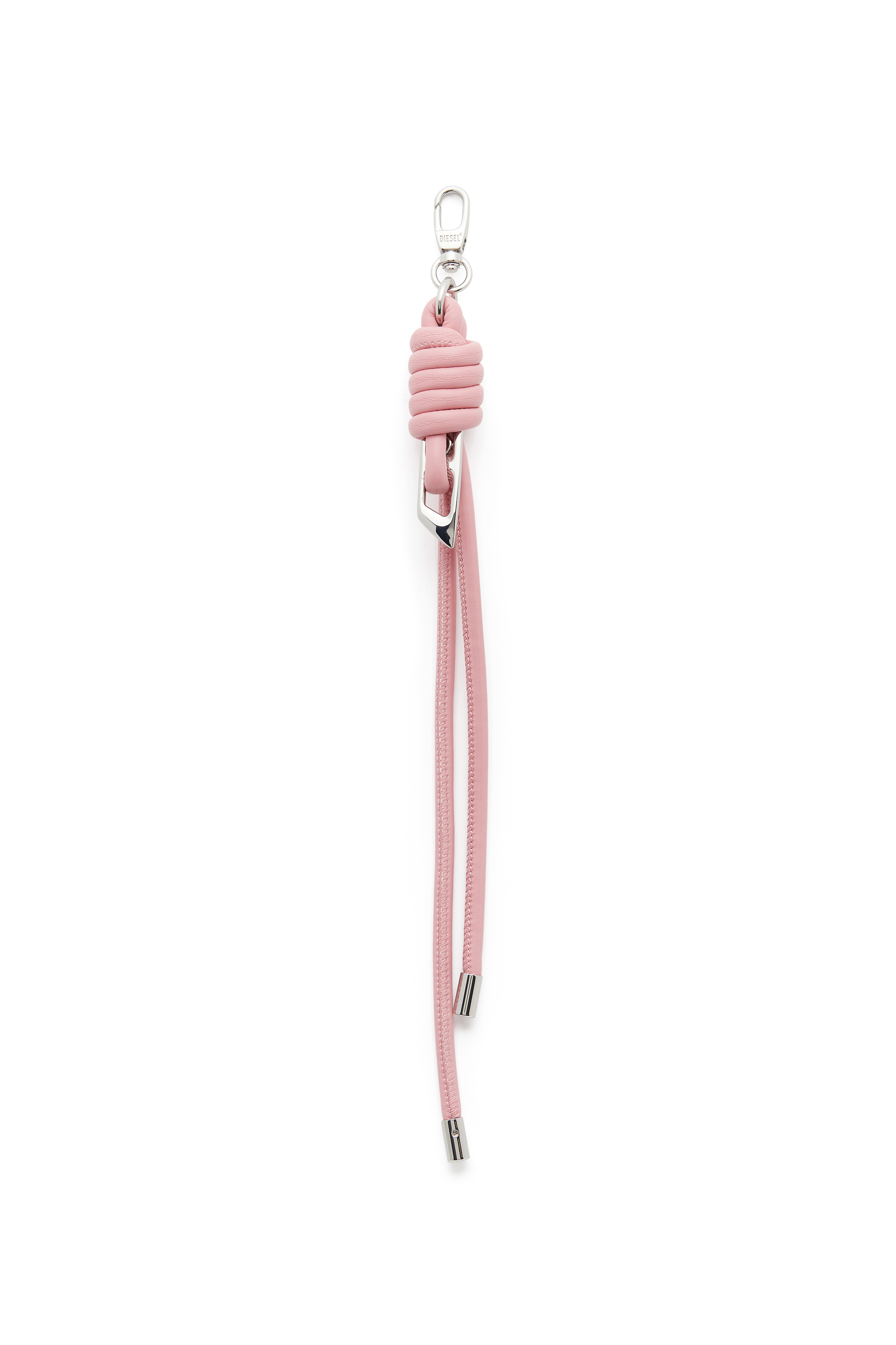 Diesel - ROPE I, Charm con cinturini annodati in metallo e PU Unisex in Rosa - 1