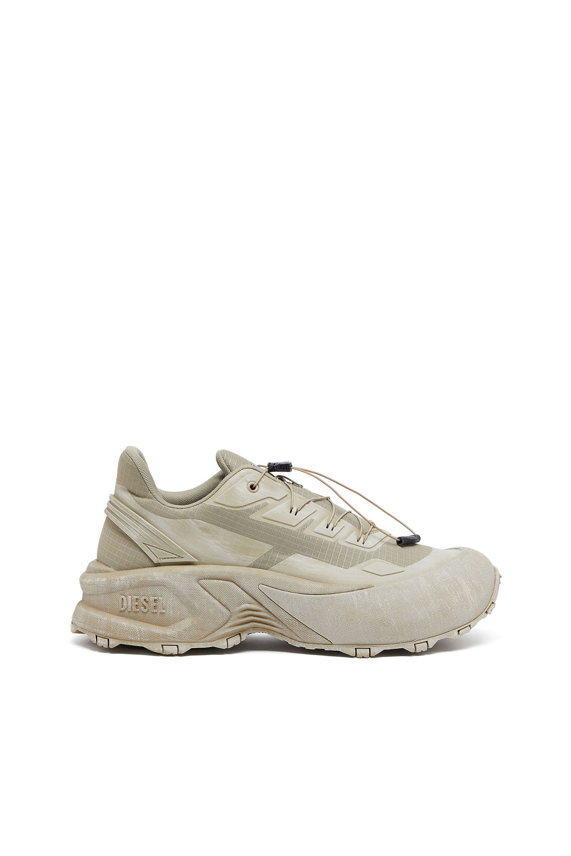 Diesel - D-CAGE RUNNER, D-Cage-Sneaker in ripstop distressed Uomo in Verde - 1