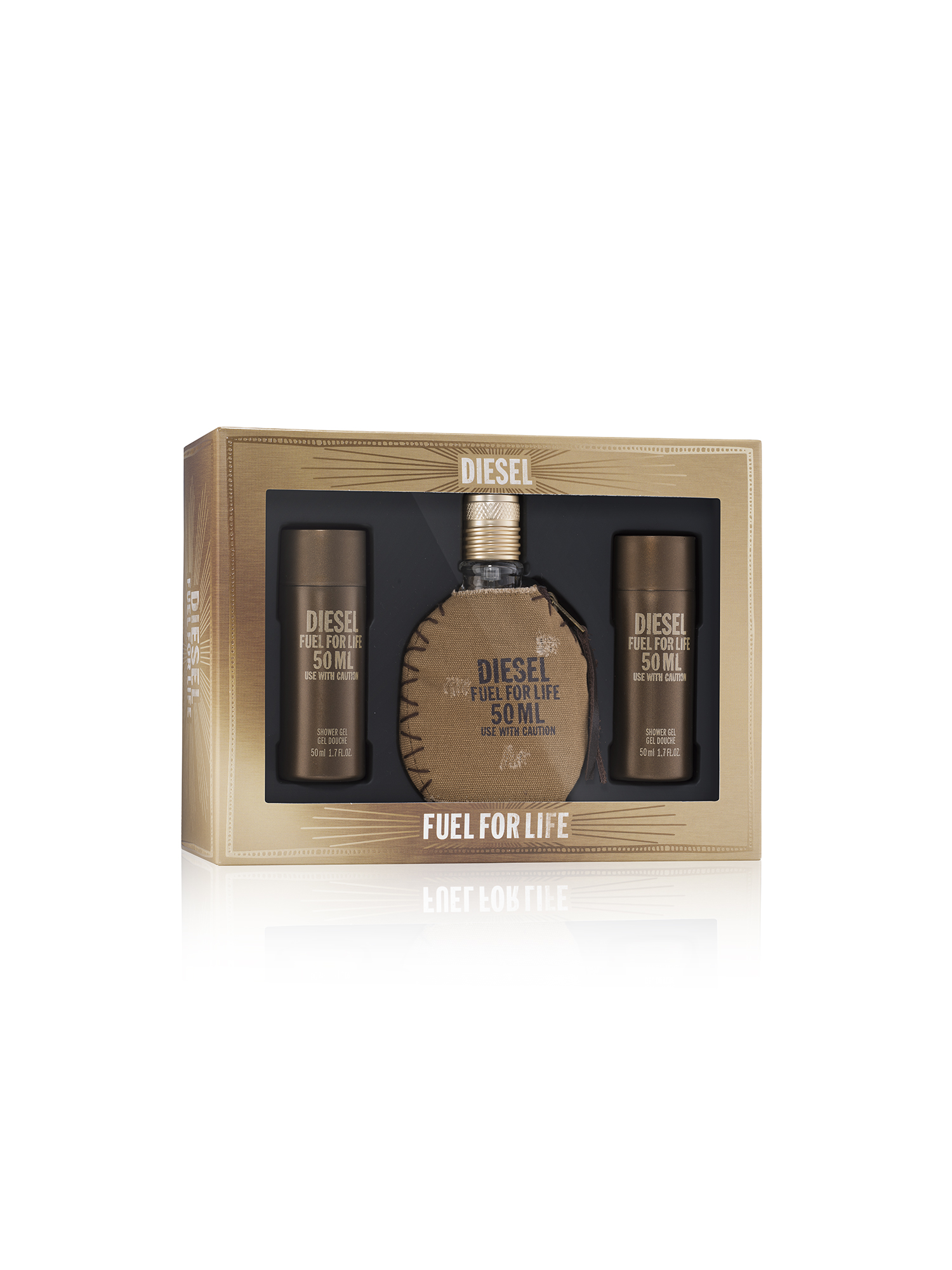 FUEL FOR LIFE 50ML GIFT SET, Marrone Diesel - FUEL FOR LIFE 50ML GIFT SET, Marrone - Image 1