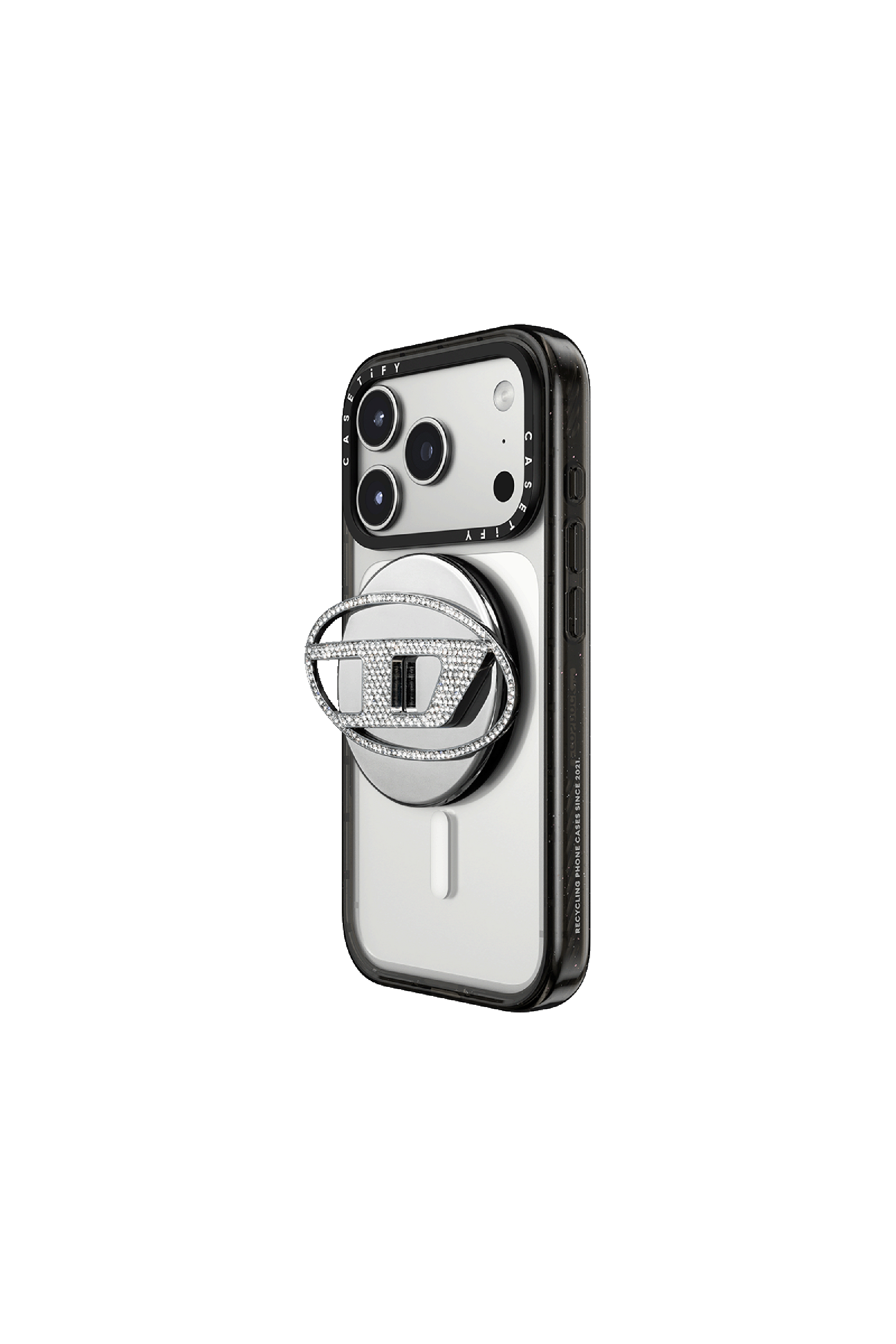 Diesel - 60604 GRIP STAND GRIP STAND, Impugnatura & Supporto Oval D Unisex in Argento - 4