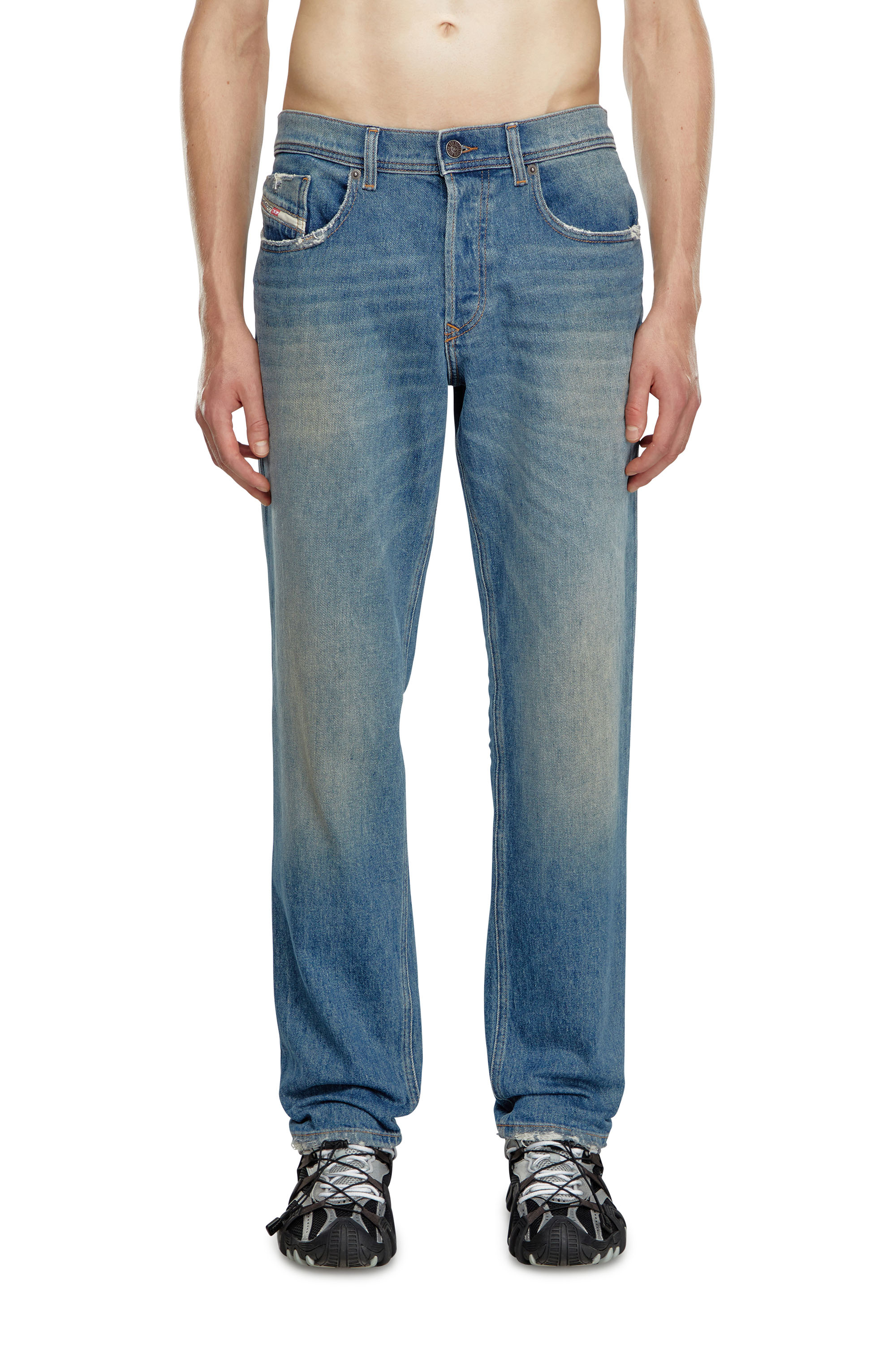 Diesel - Uomo Tapered Jeans 2023 D-Finitive 0GRDB, Blu Chiaro - Image 2