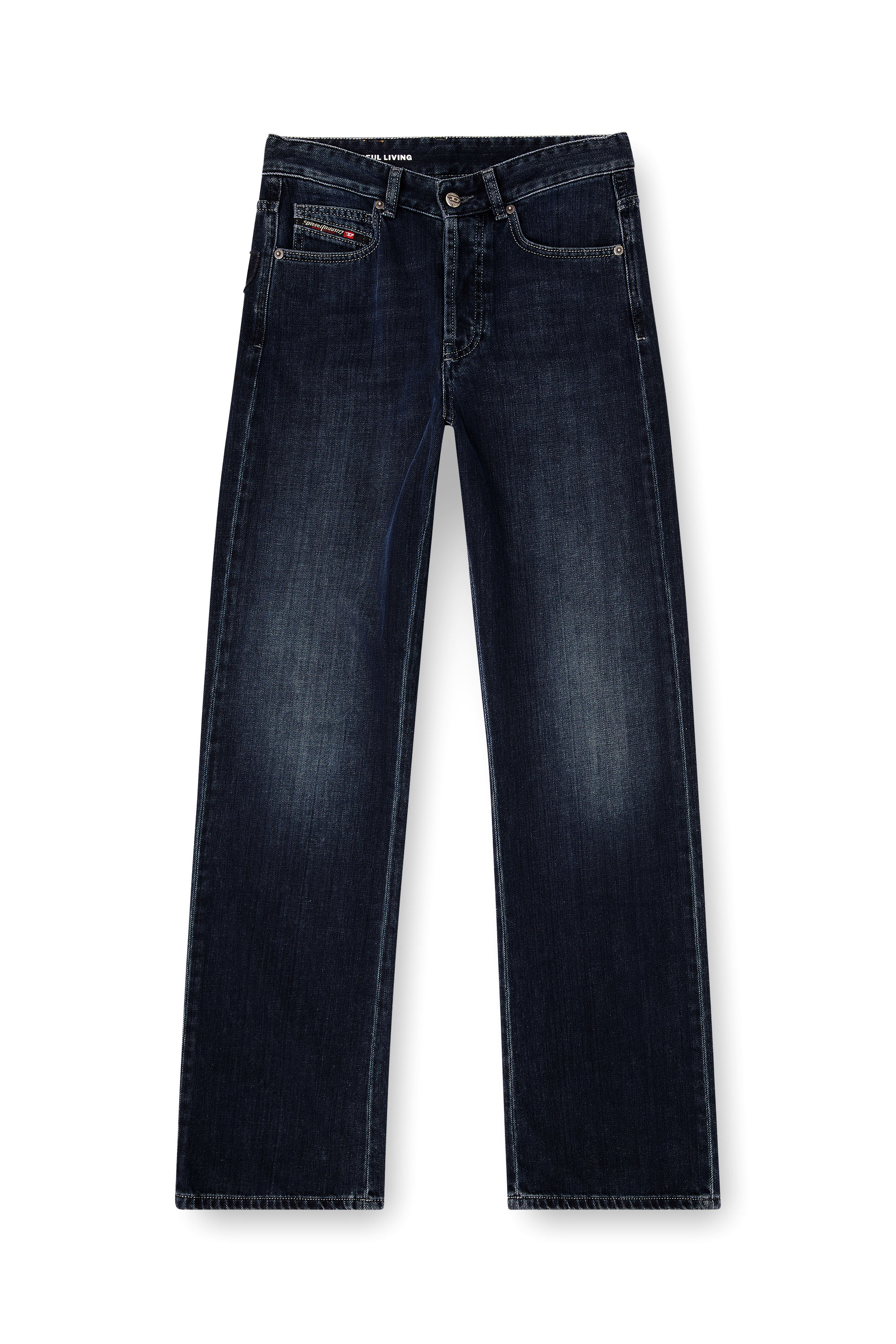 Diesel - Regular Jeans 1971 D-Sent 09Q19 Donna, Blu Scuro - Image 3