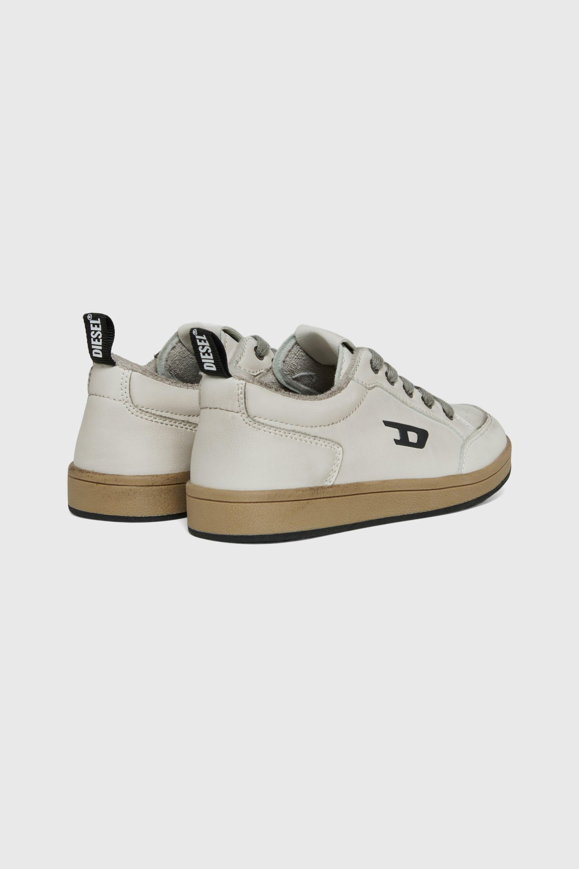 Diesel - S-KIRJY, Unisex's S-Kirjy - Perforated sneakers with D logo in White - 3