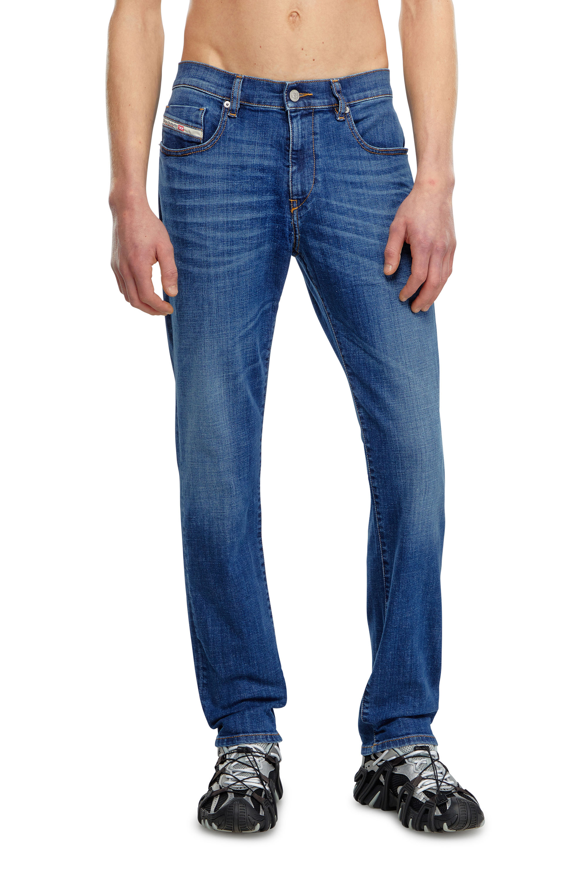 Diesel - Slim Jeans 2019 D-Strukt 09K04, Blu medio - Image 1