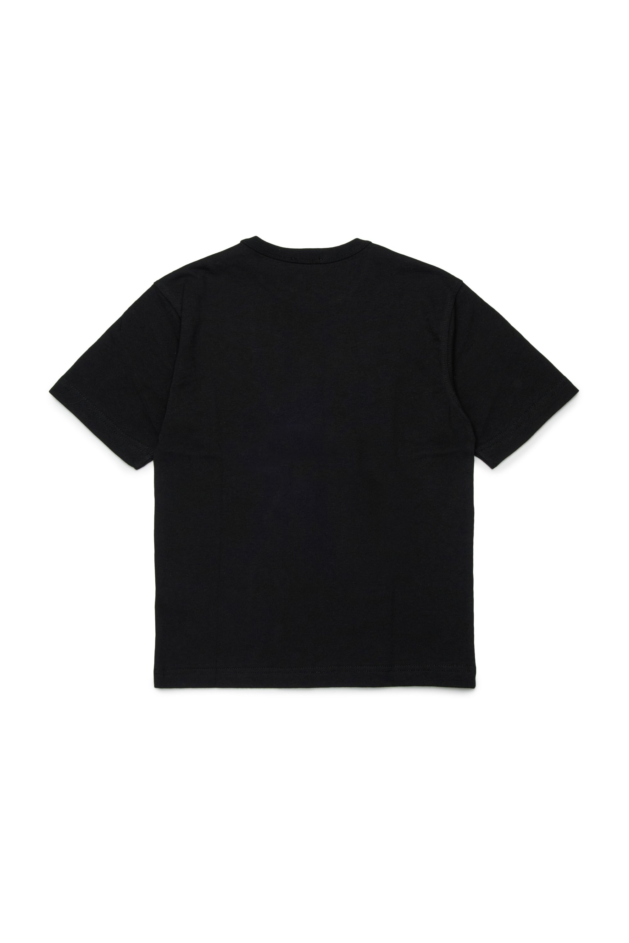 Diesel - TWASHN OVER, Man's T-shirt with collegiate DSL78 logo in Black - 2