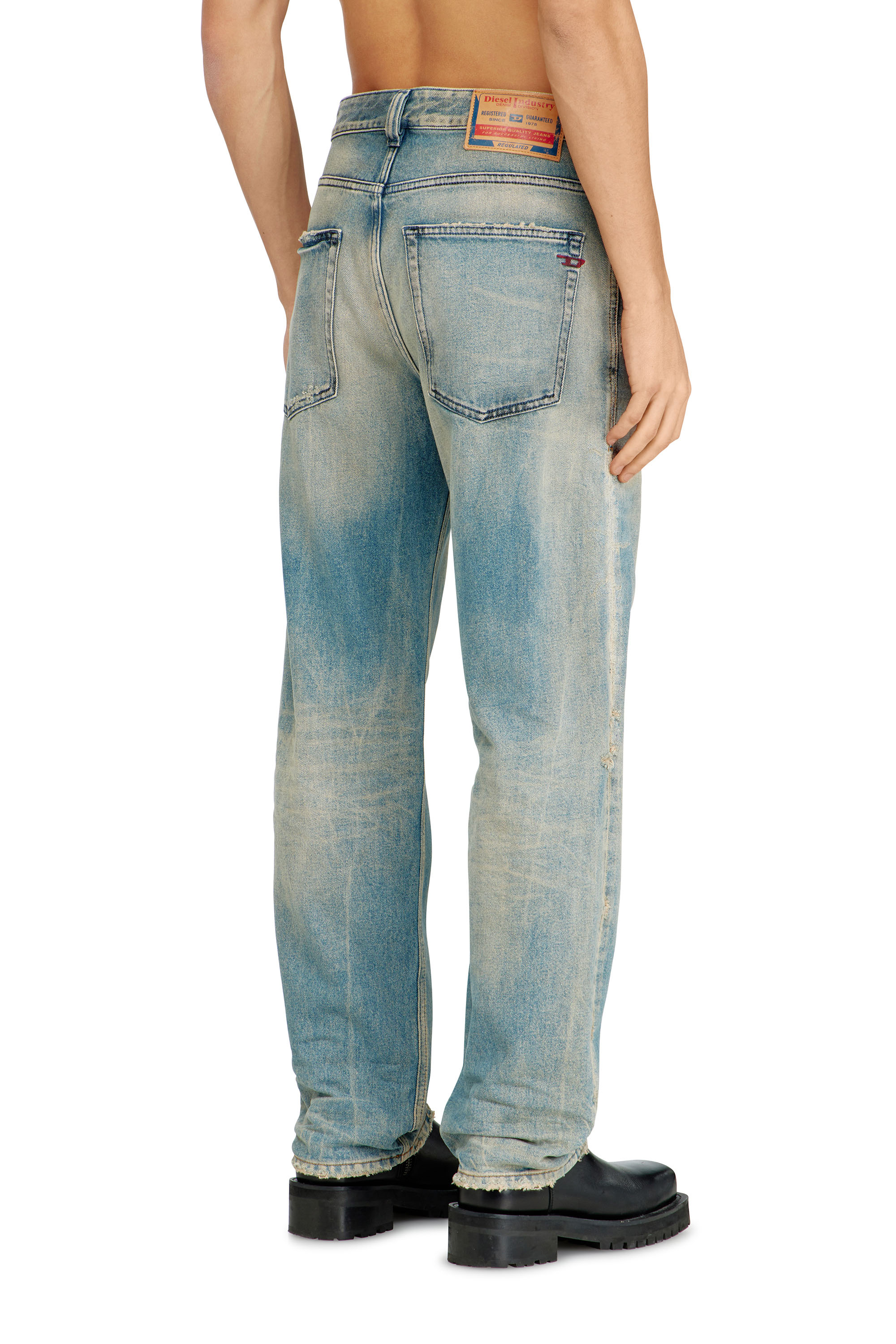 Diesel - Regular Jeans 2024 D-Macs 09N30 Uomo, Blu Chiaro - Image 4