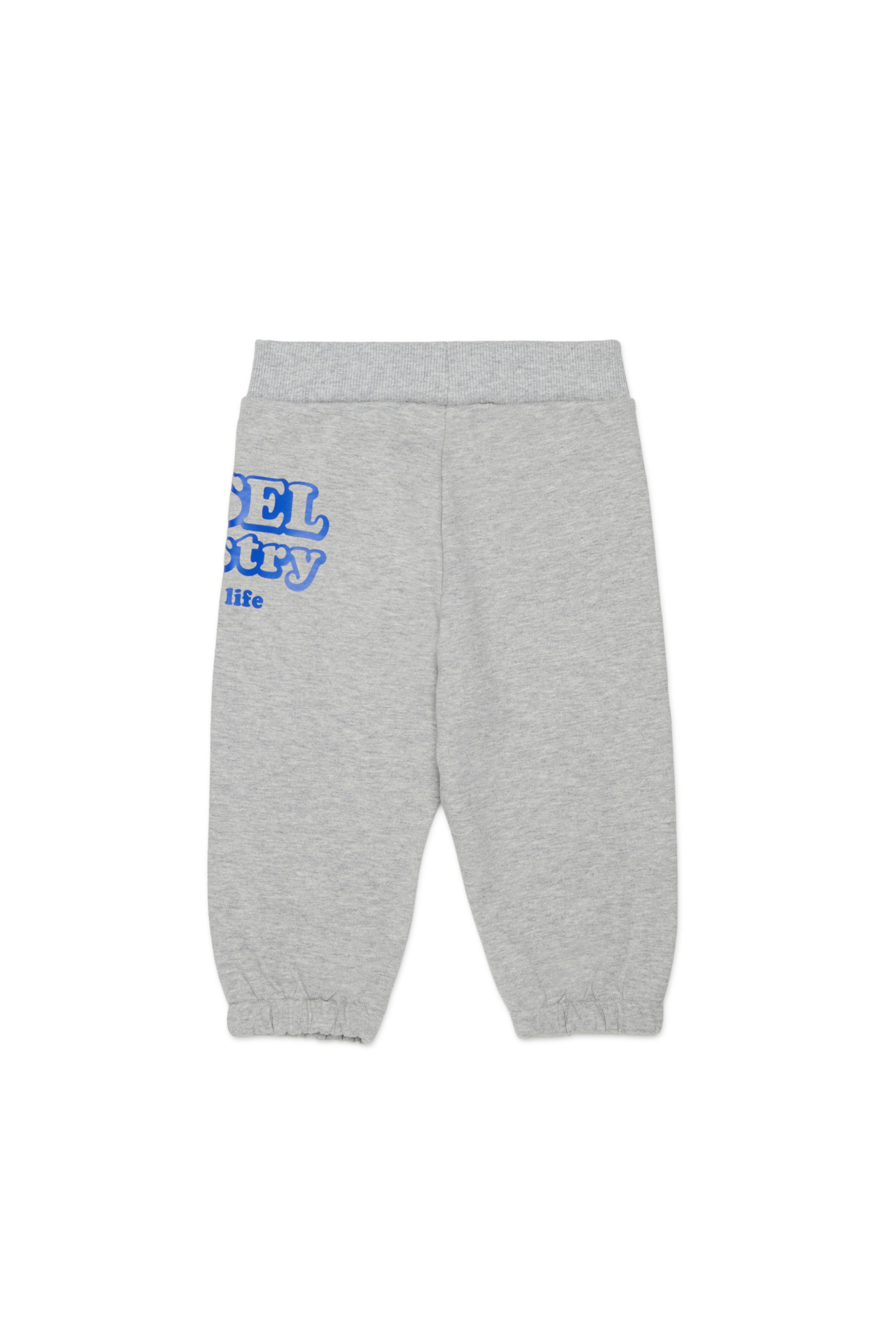 Diesel - PLODIMIB, Pantaloni in cotone con stampa Diesel Industry Uomo in Grigio - 2
