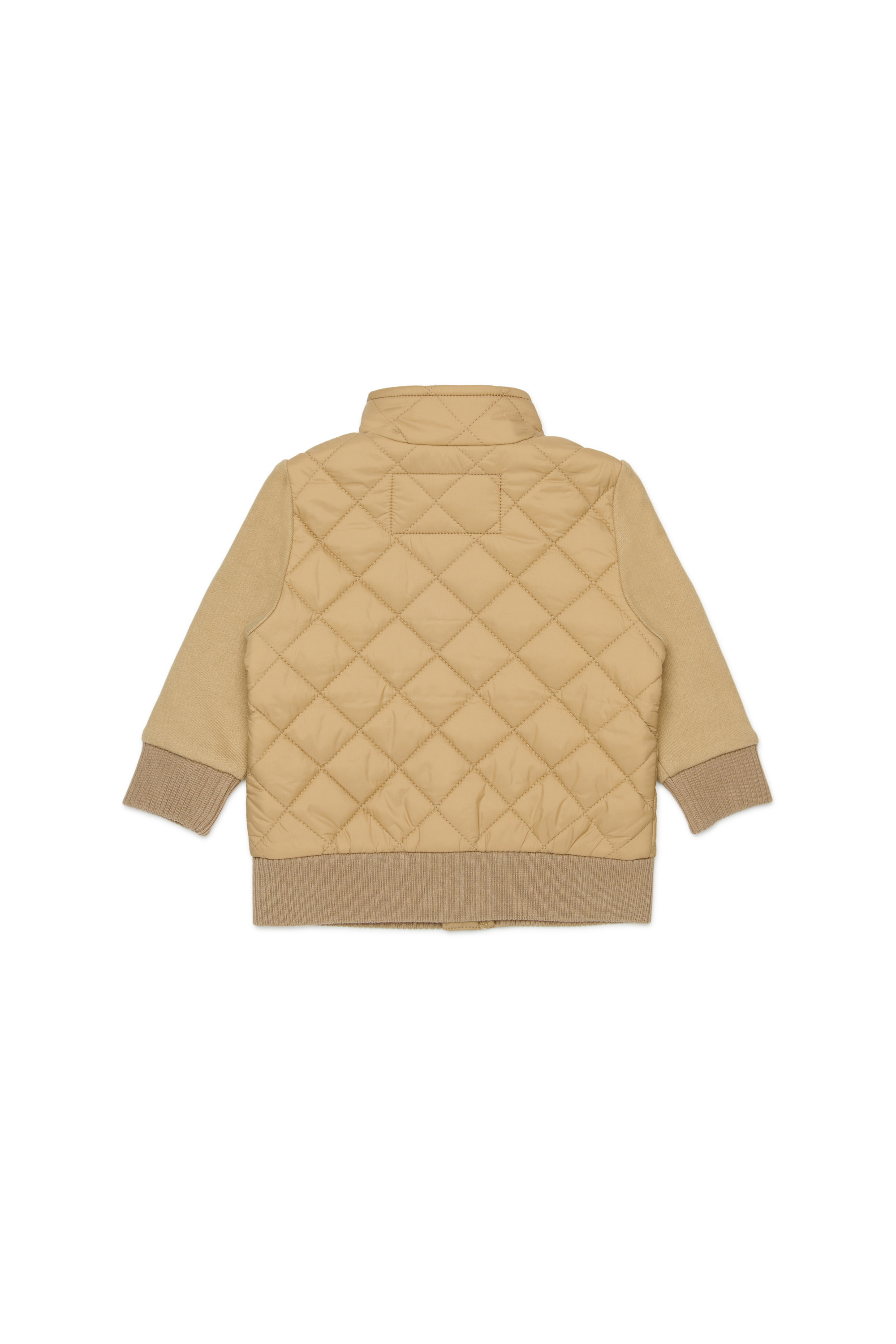 Diesel - SMONTB, Giacca in nylon trapuntato con maniche in cotone Unisex in Marrone - 2