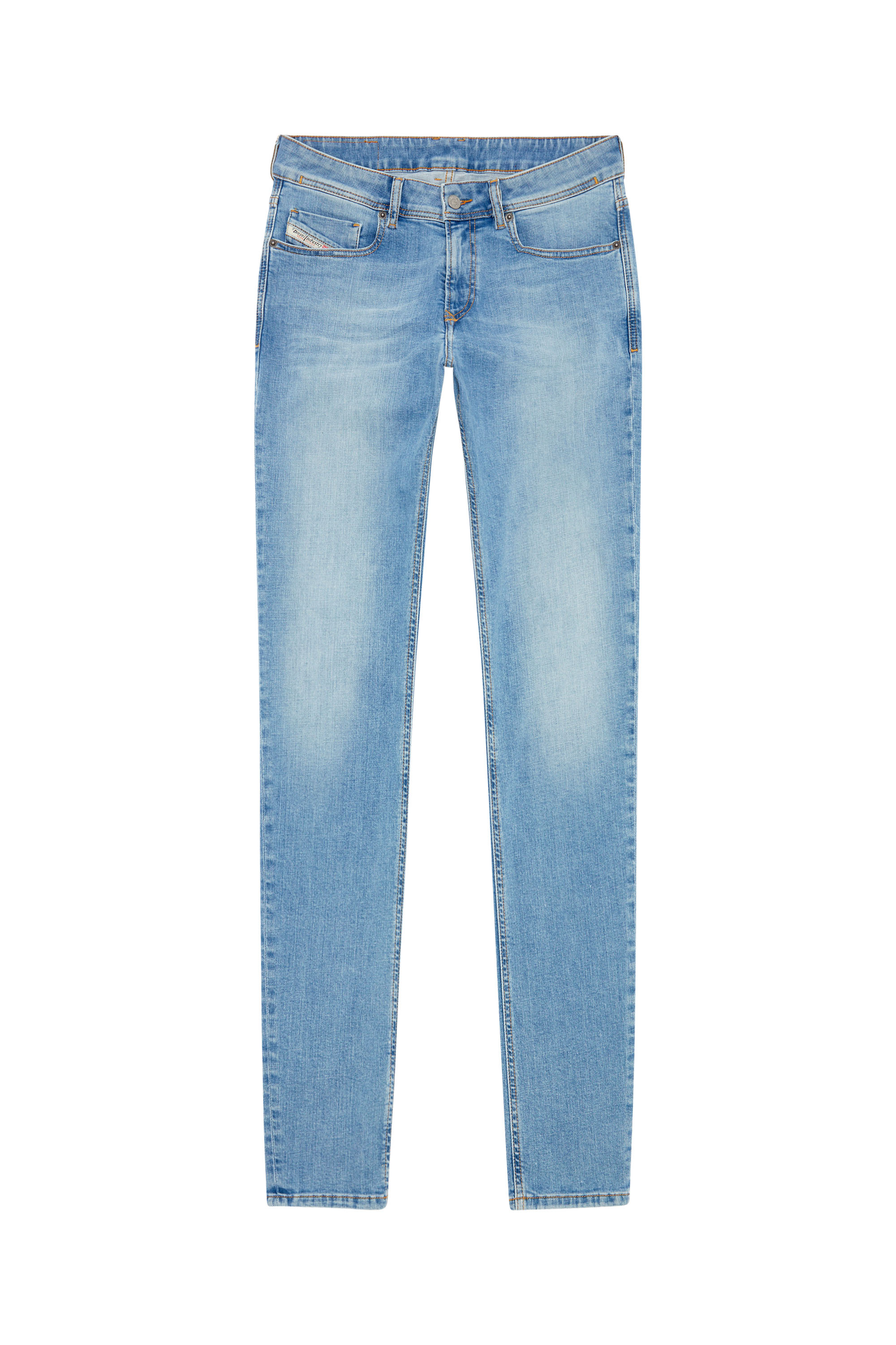 Diesel - Skinny Jeans 1979 Sleenker 09H62 Uomo, Blu Chiaro - Image 4