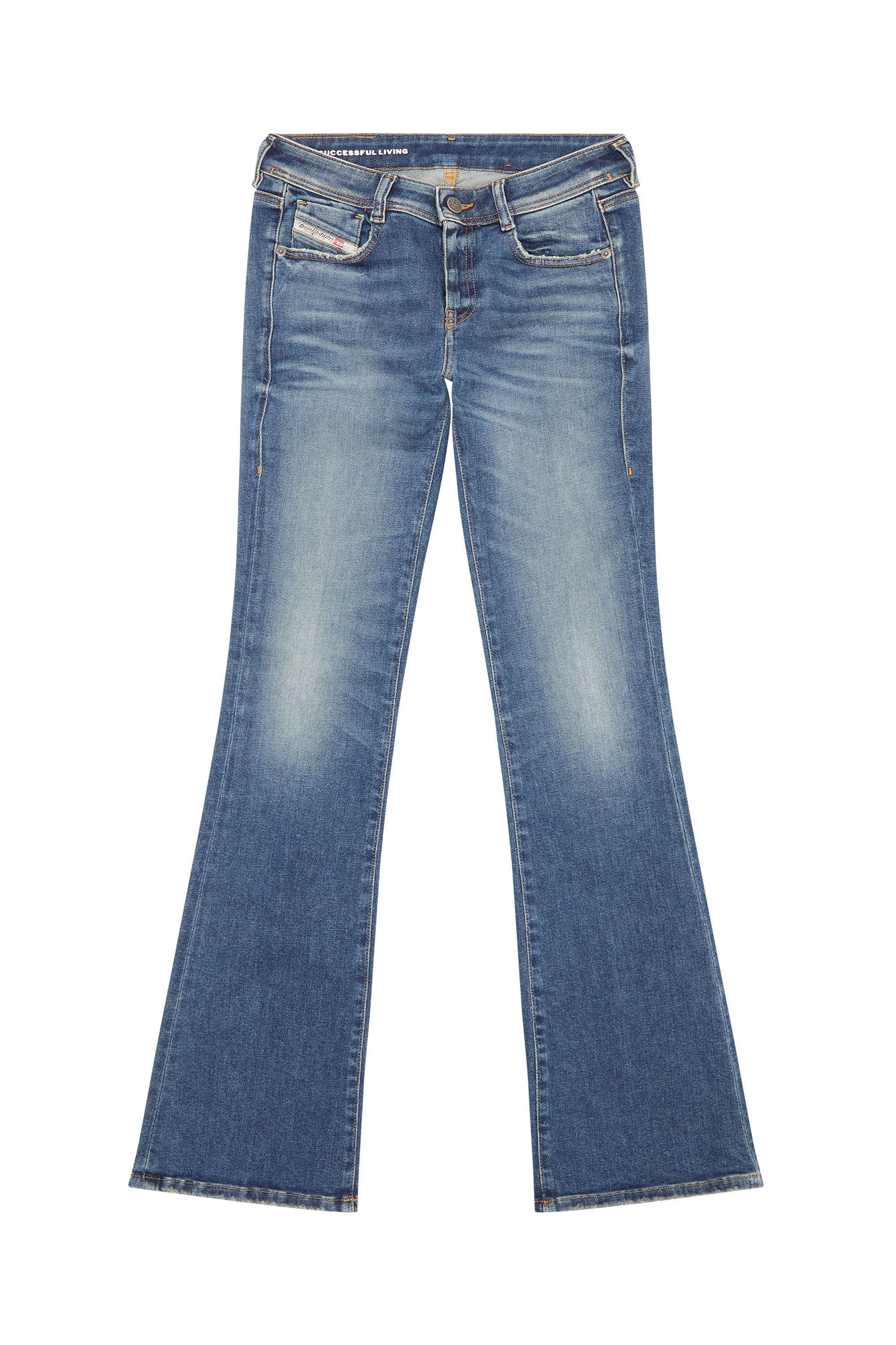 Diesel - Bootcut and Flare Jeans 1969 D-Ebbey 09G71, Blu Scuro - Image 3