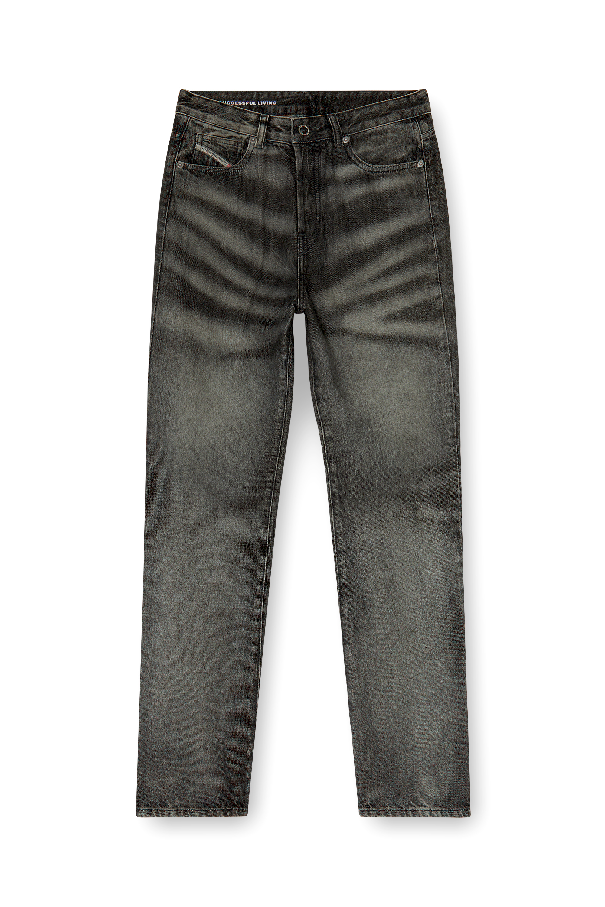 Diesel - Regular Jeans D-Heel 09R33 Donna, Nero/Grigio scuro - Image 6