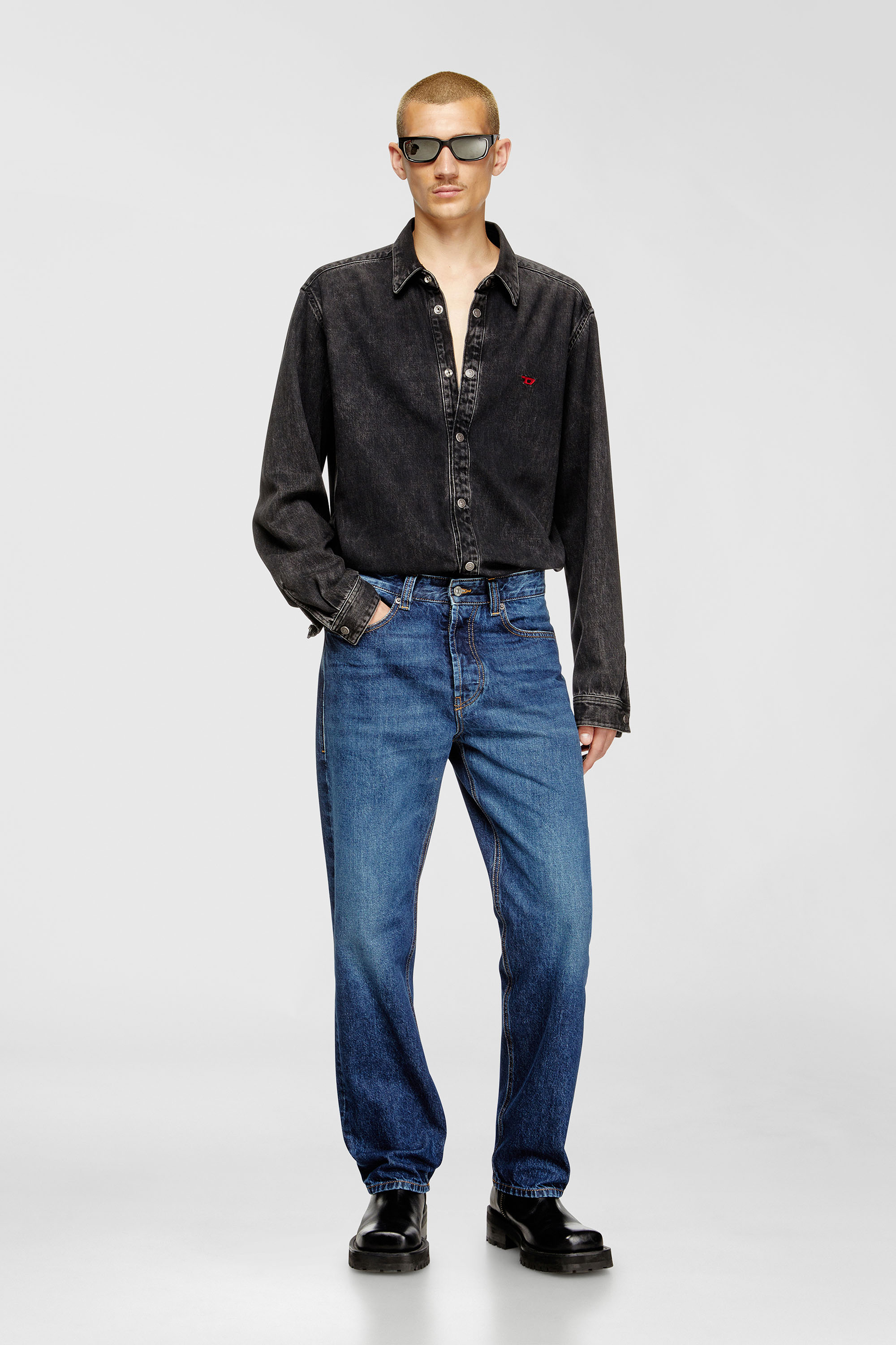 Diesel - Regular Jeans 2024 D-Macs 09I27 Uomo, Blu medio - Image 2