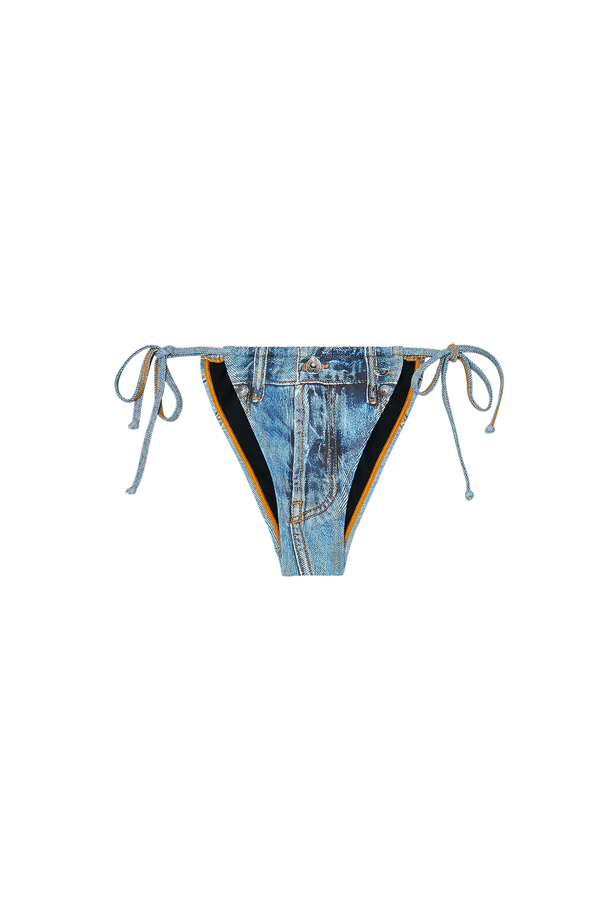 Diesel - JODIE-DNM, Slip bikini con effetto denim Donna in ToBeDefined - 3