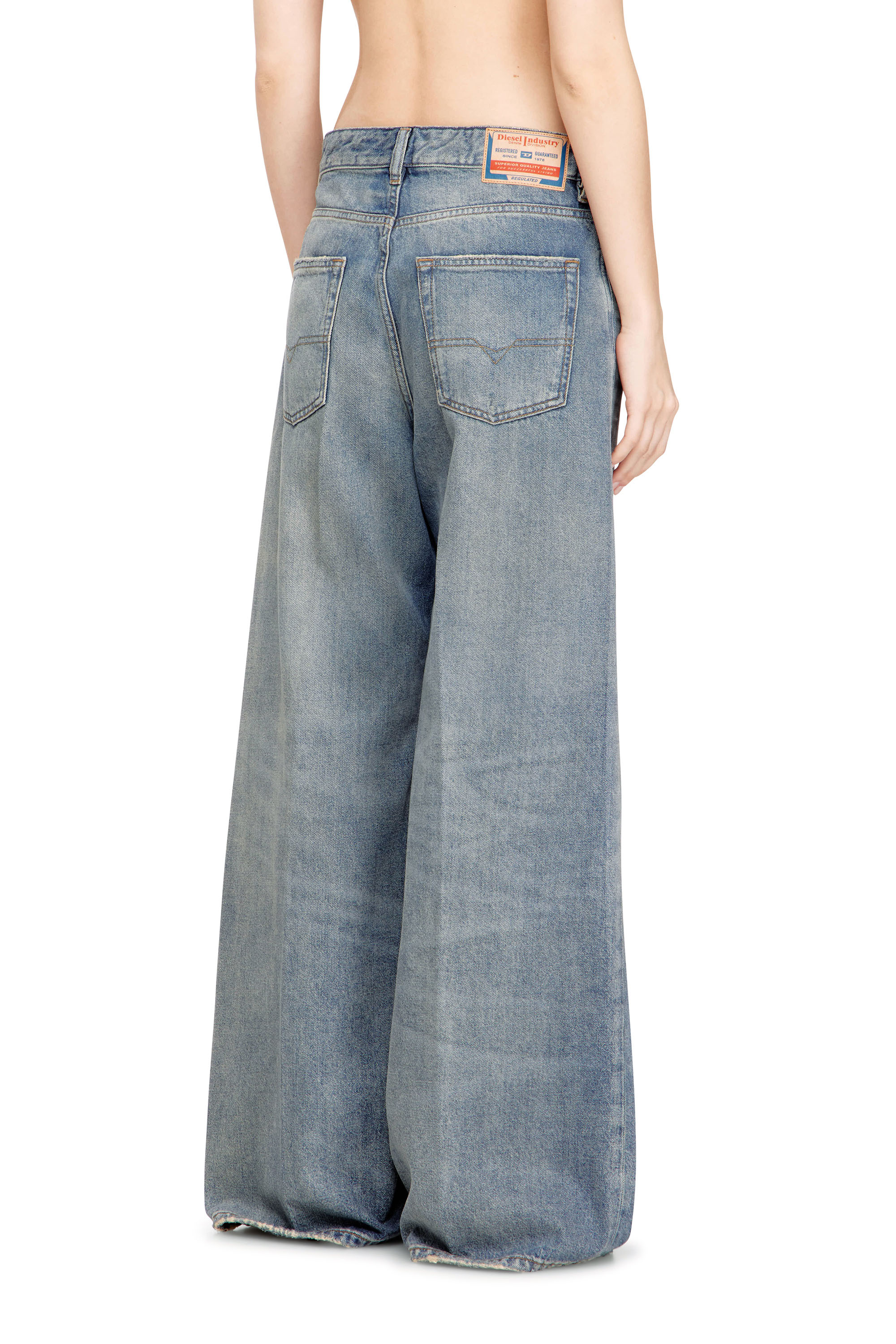 Diesel - Relaxed Jeans 1996 D-Sire 0BEBL Donna, Blu medio - Image 4