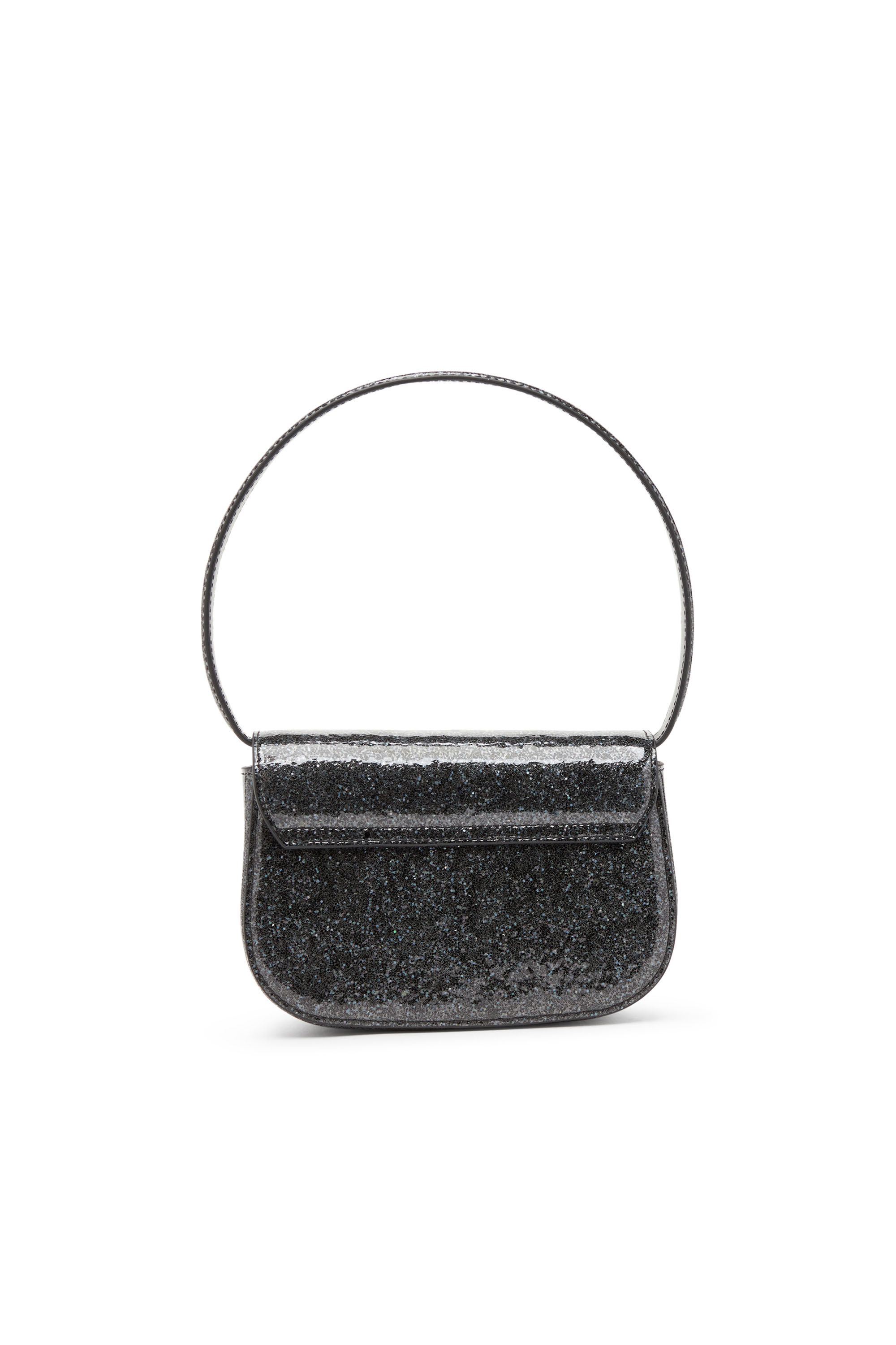 Diesel - 1DR, 1DR-Iconica borsa a spalla con macro glitter Donna in Nero - 2