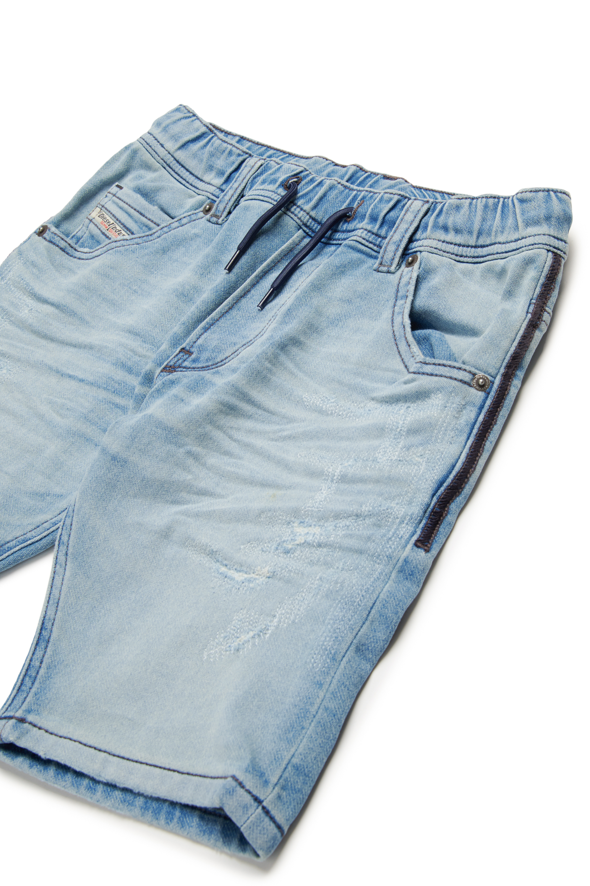 Diesel - KROOLEY-NE-J SH JJJ, Shorts Krooley in JoggJeans stonewashed Uomo in Blu - 3