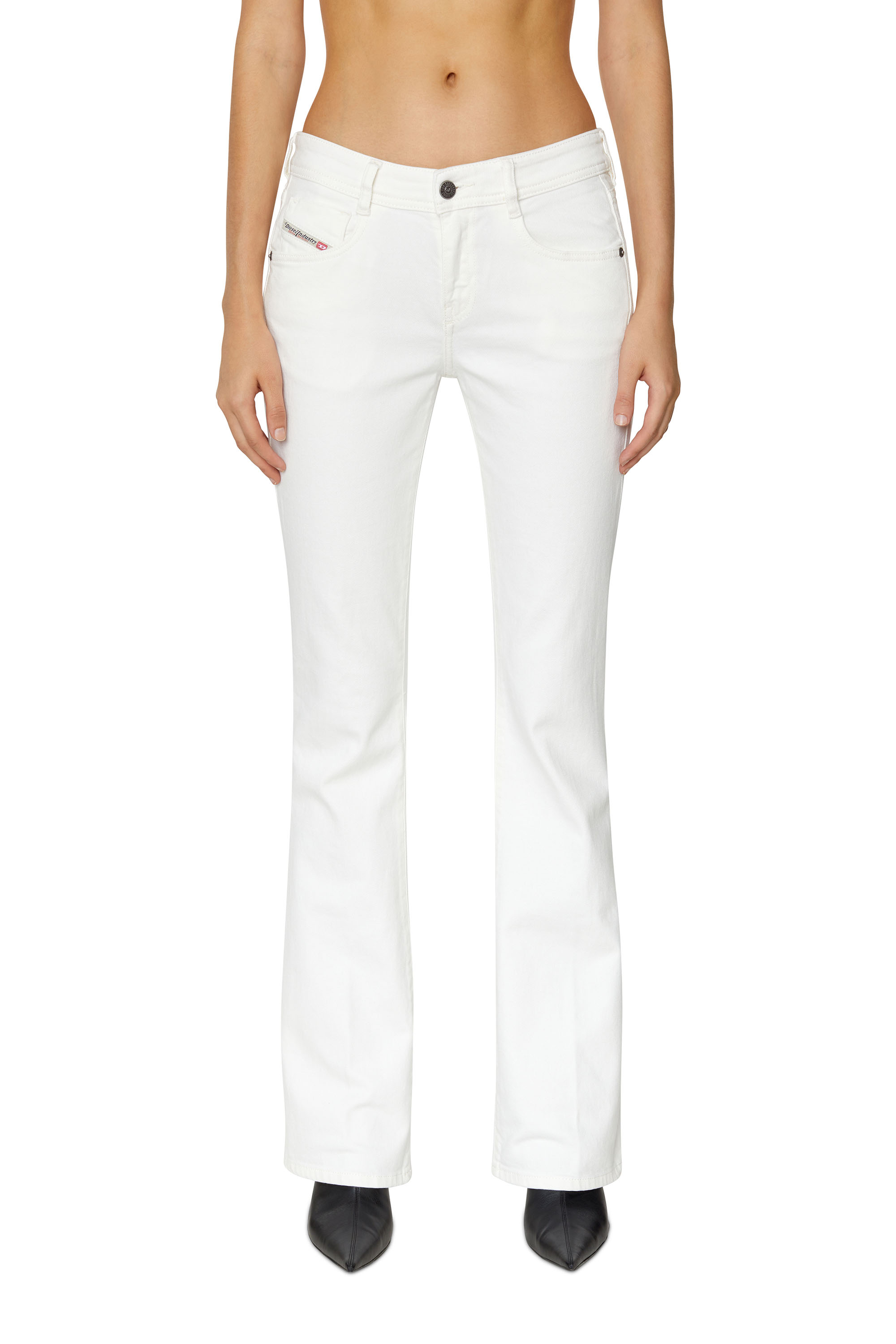Diesel - 1969 D-EBBEY 09D63 Bootcut and Flare Jeans, Bianco - Image 1
