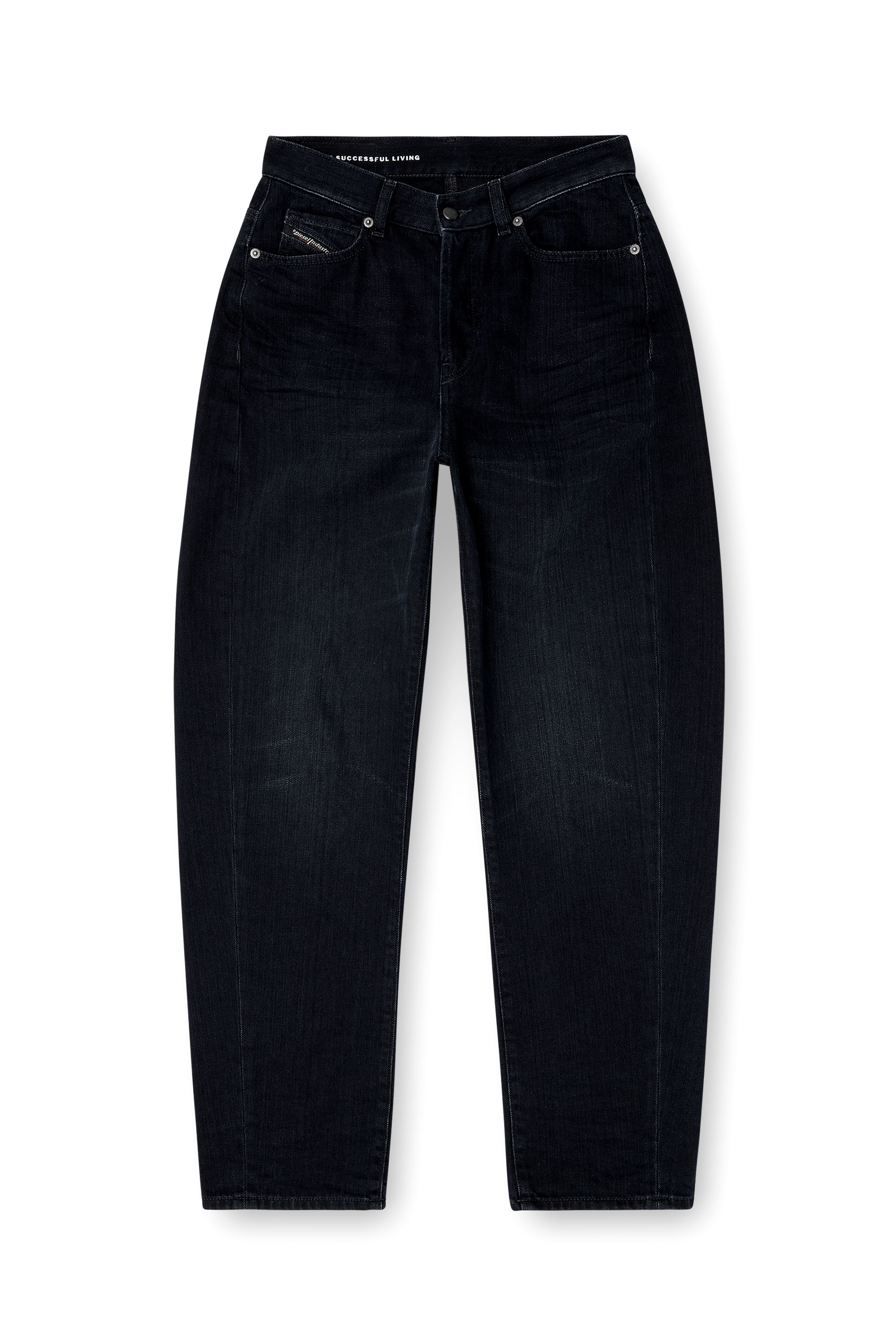 Diesel - Relaxed Jeans 1974 D-Ellz 09L54 Donna, Blu Scuro - Image 3
