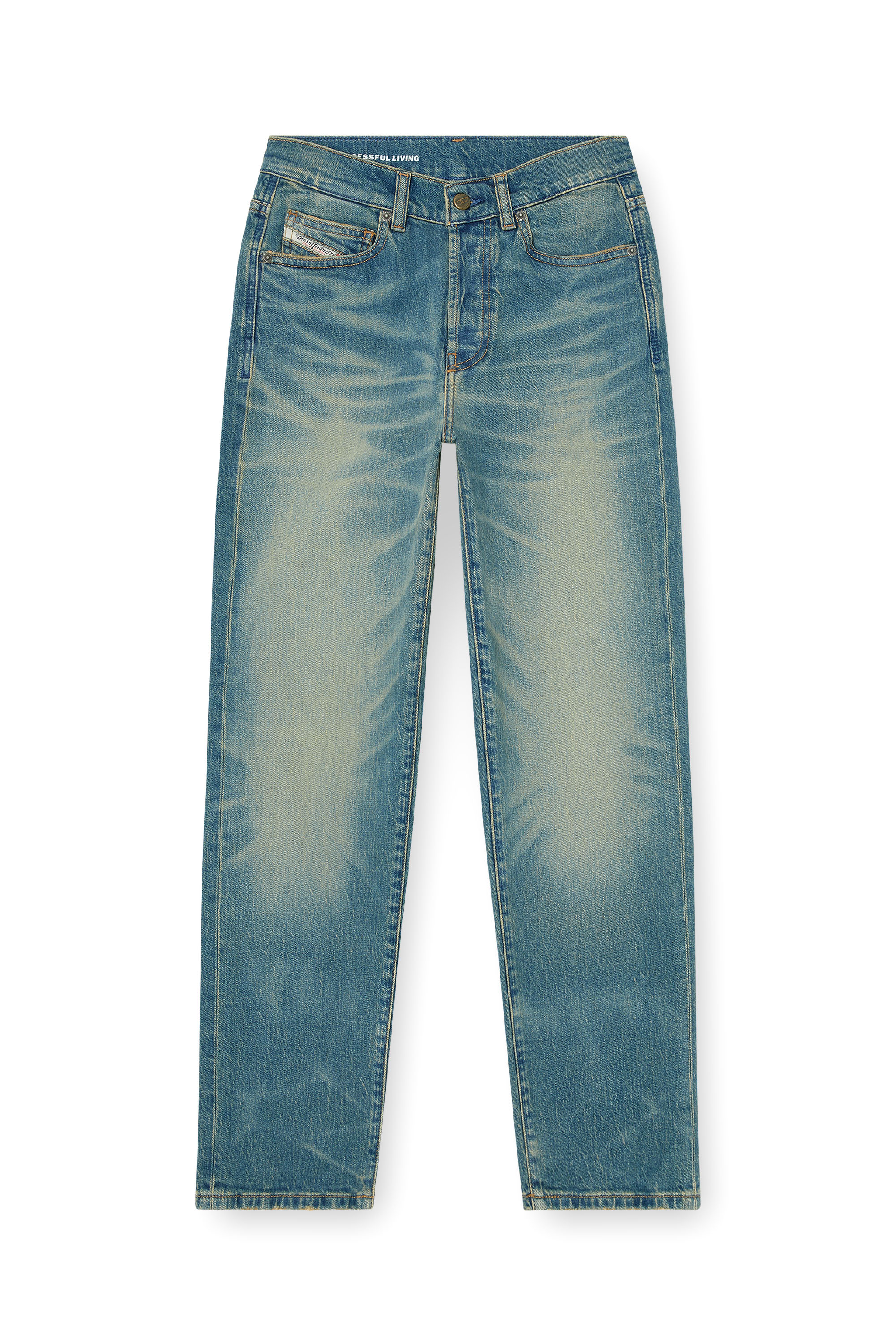 Diesel - Regular Jeans 1981 D-Went 0KBBP Donna, Blu medio - Image 3