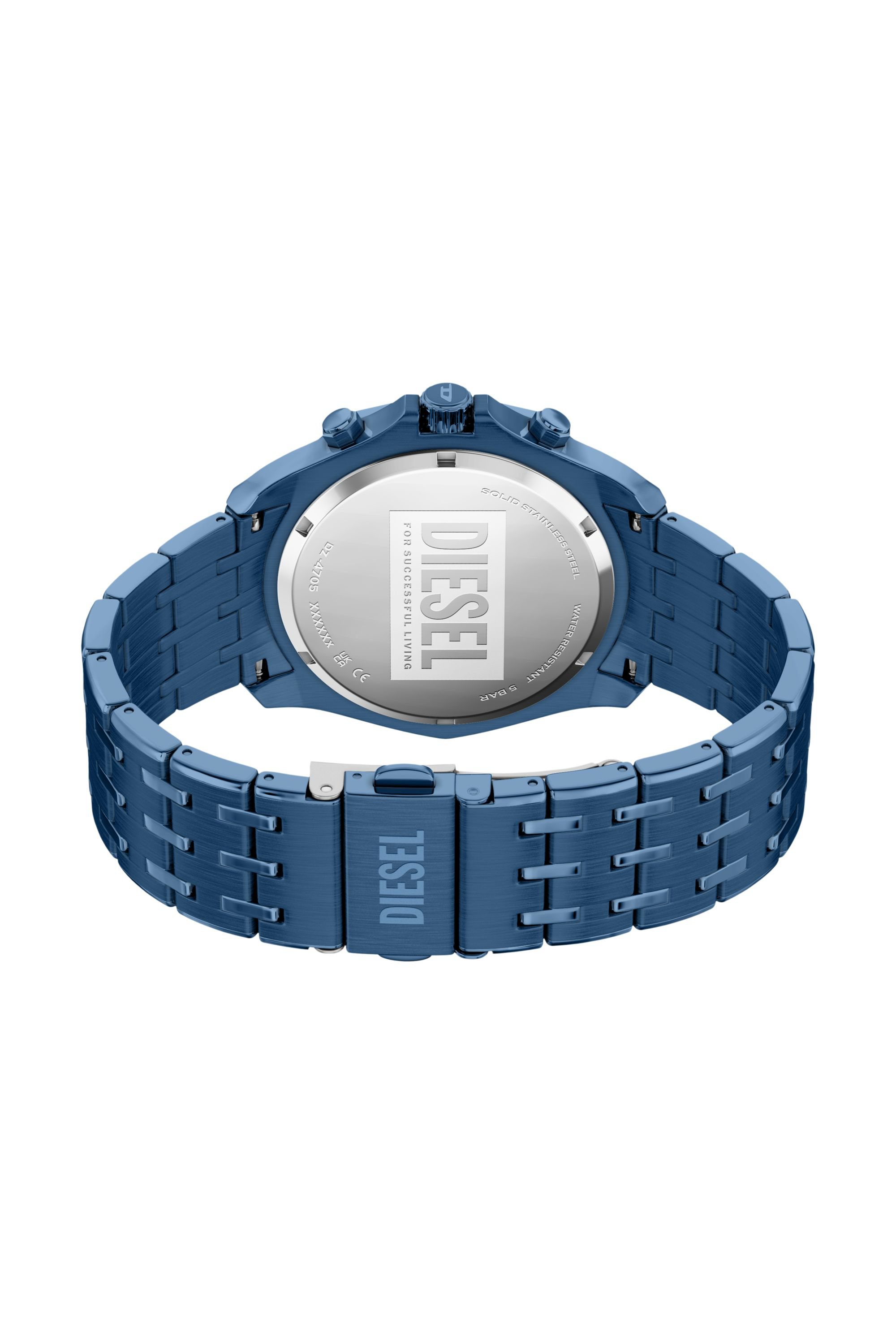 Diesel - DZ4705 WATCH, Orologio Stinger in acciaio inox blu Uomo in Blu - 5