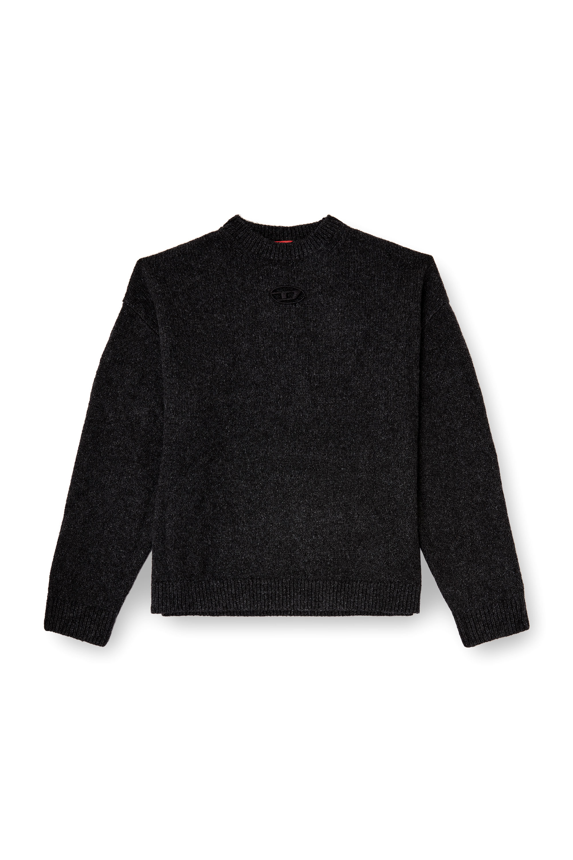 Diesel - K-AREESO, Maglia in misto lana e alpaca Uomo in Nero - 2