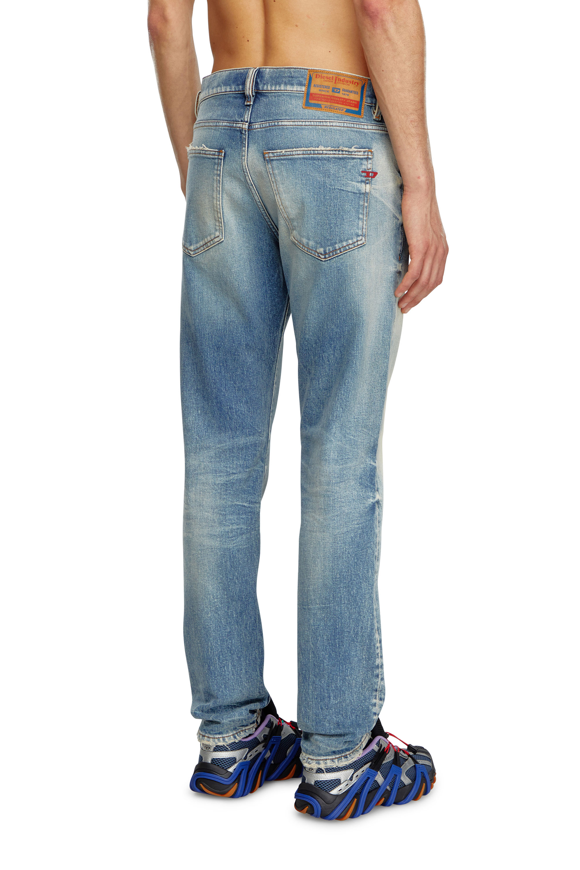 Diesel - Slim Jeans 2019 D-Strukt 007V8, Blu medio - Image 4