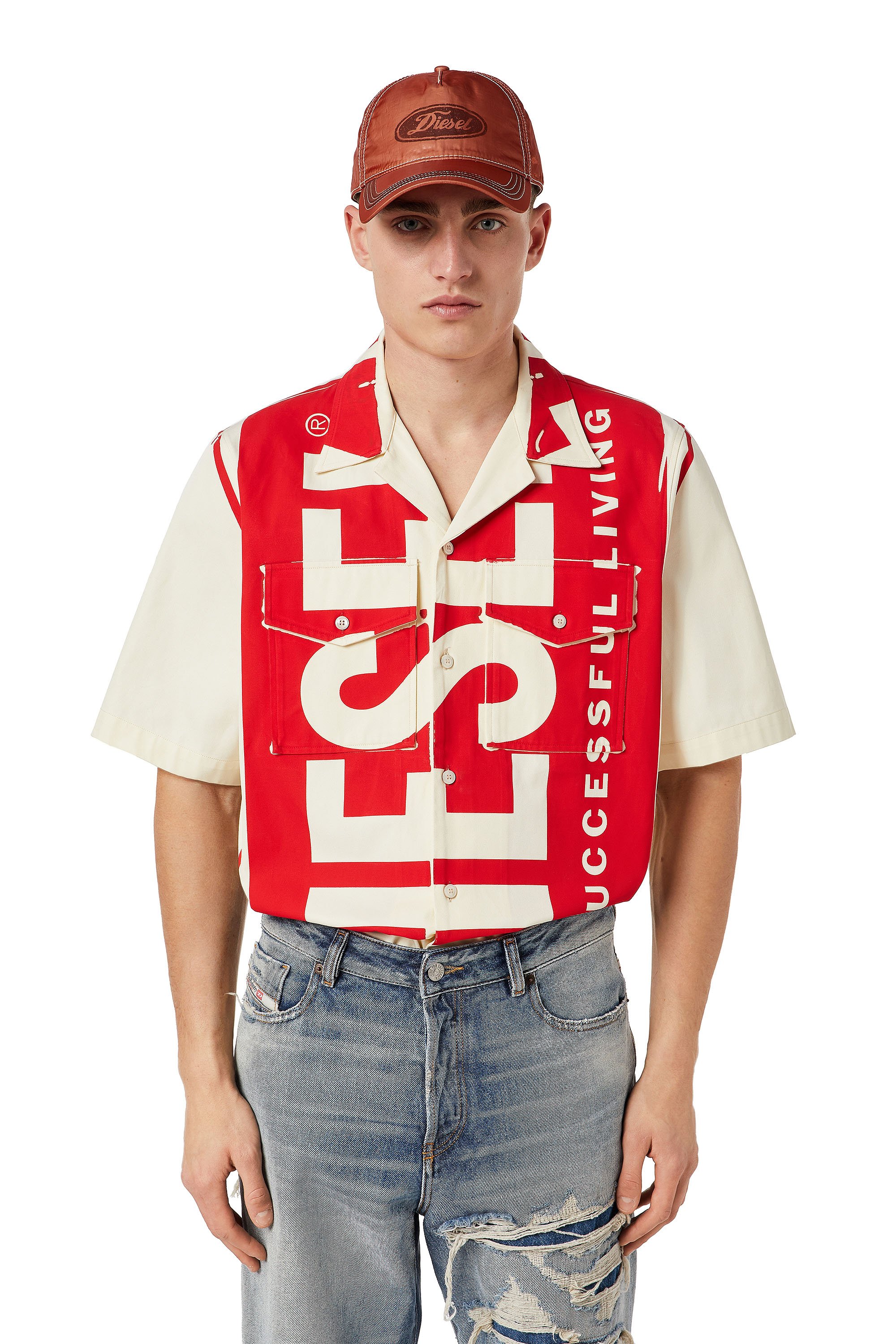 Diesel - S-MAC-A, Bianco/Rosso - Image 1