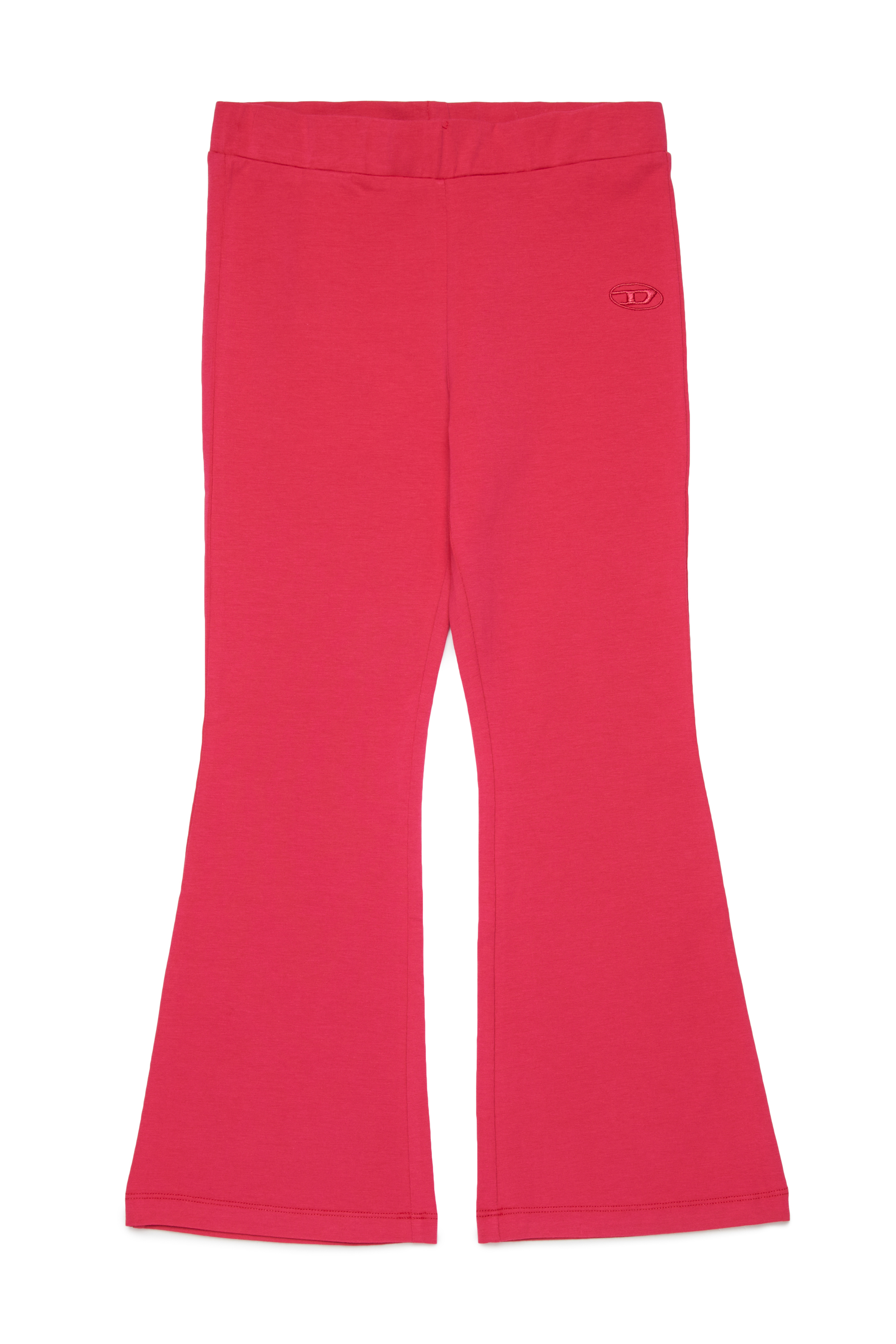 Diesel - PKIA, Leggings flared con ricamo Oval D Donna in Rosa - 1