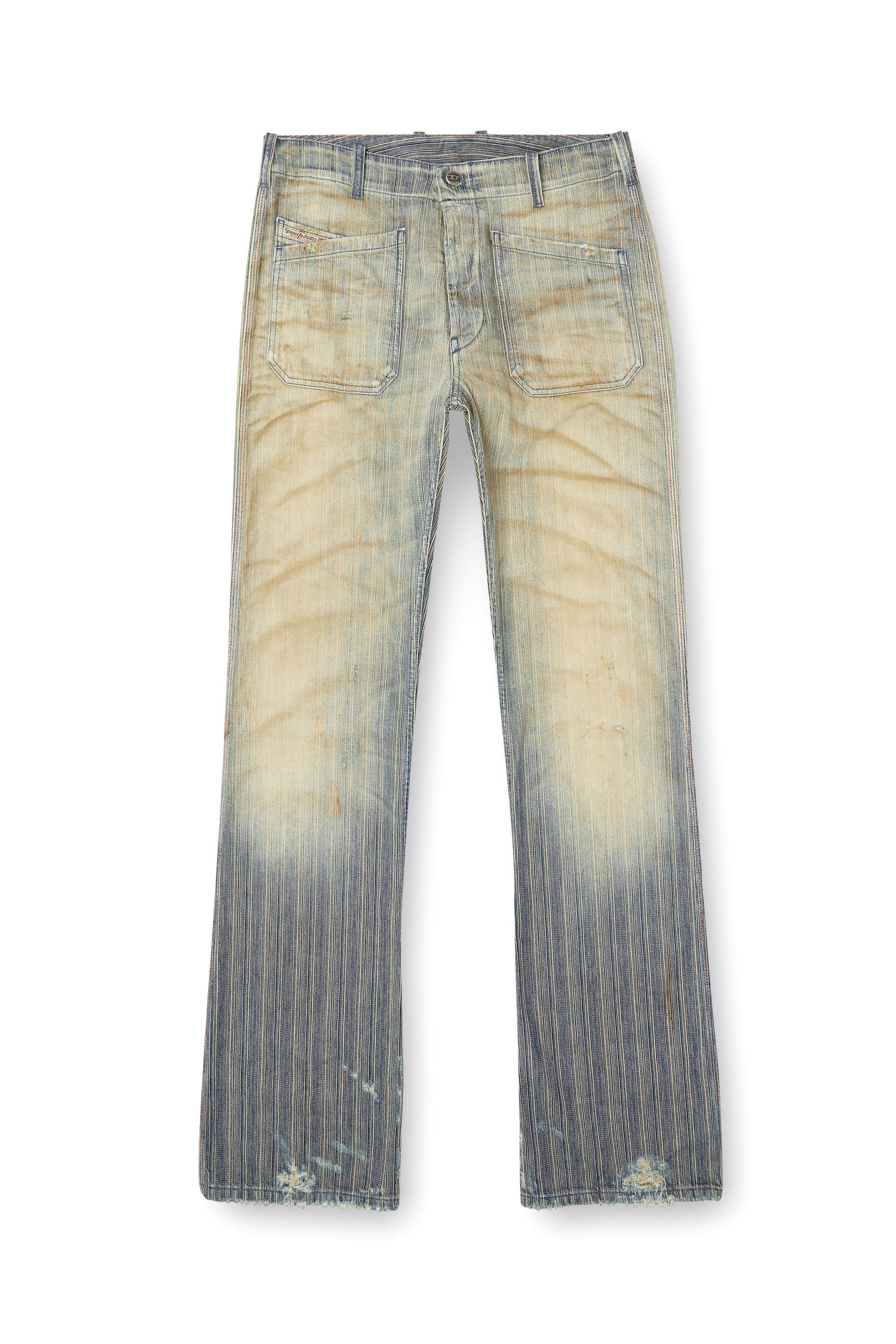 Diesel - Bootcut Jeans D-Moorix 09L55 Uomo, Blu medio - Image 3