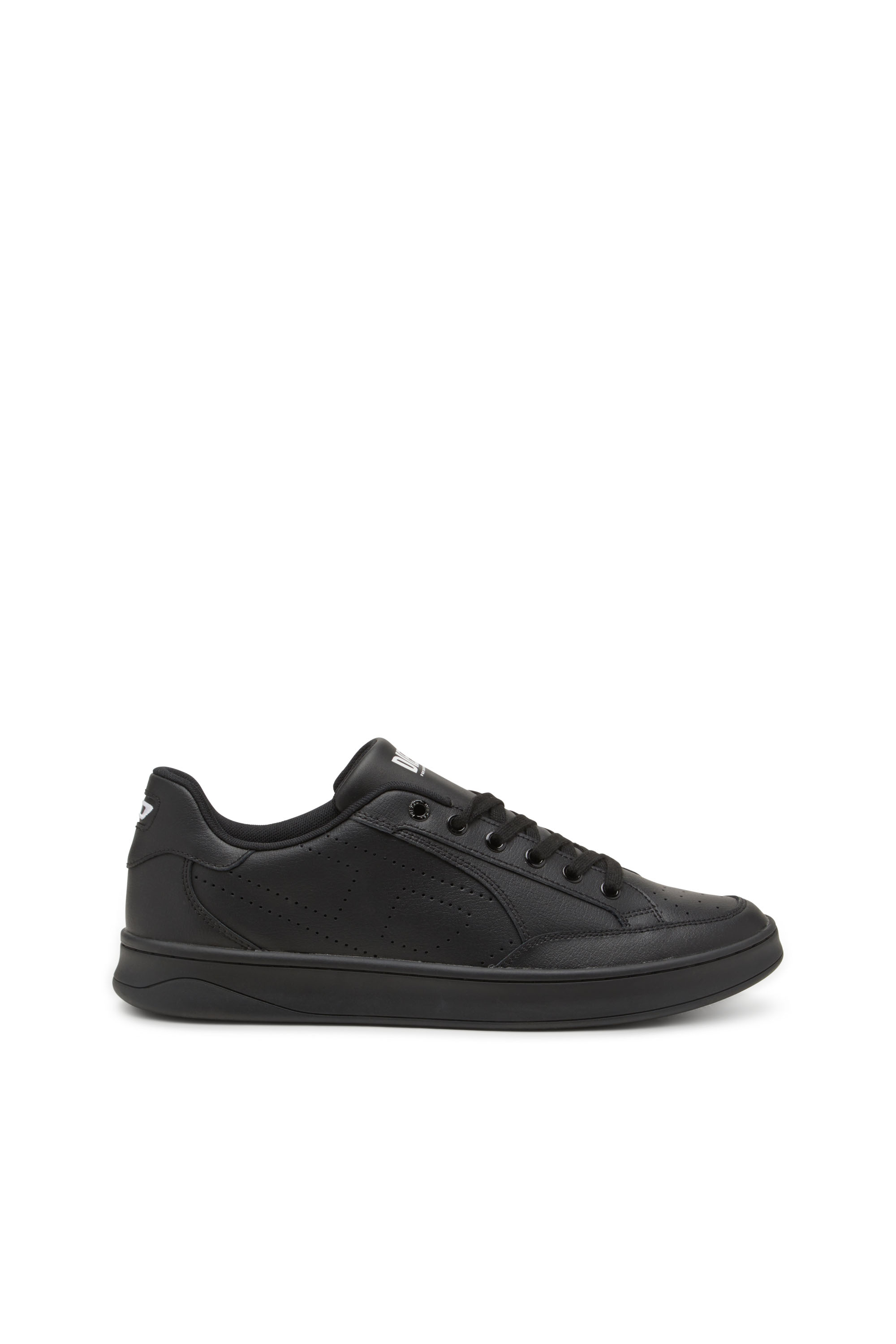 Diesel - S-DAKOTA LOW, Sneaker in pelle con logo perforato Uomo in Nero - 1