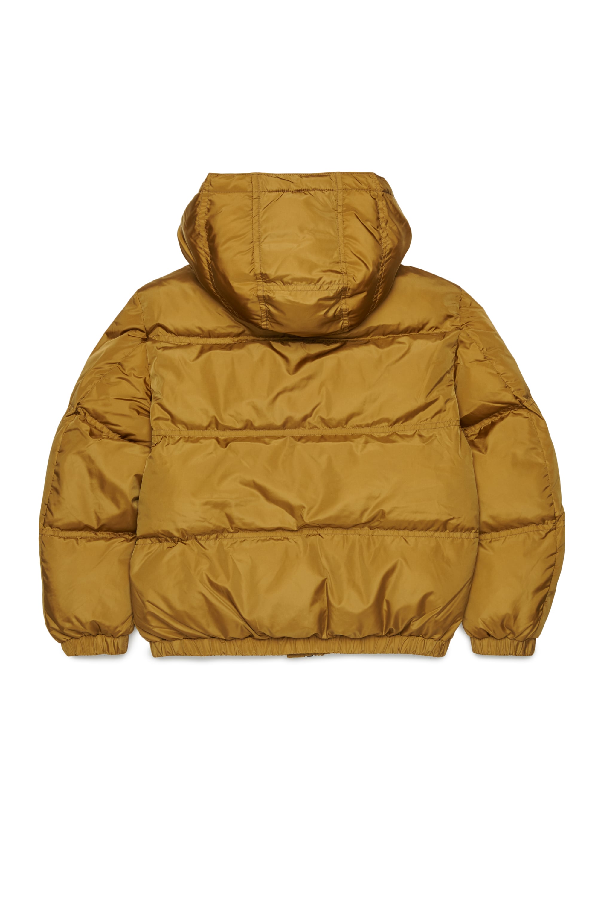 Diesel - JRIVON, Piumino con cappuccio e tasche oversize Unisex in Marrone - 2