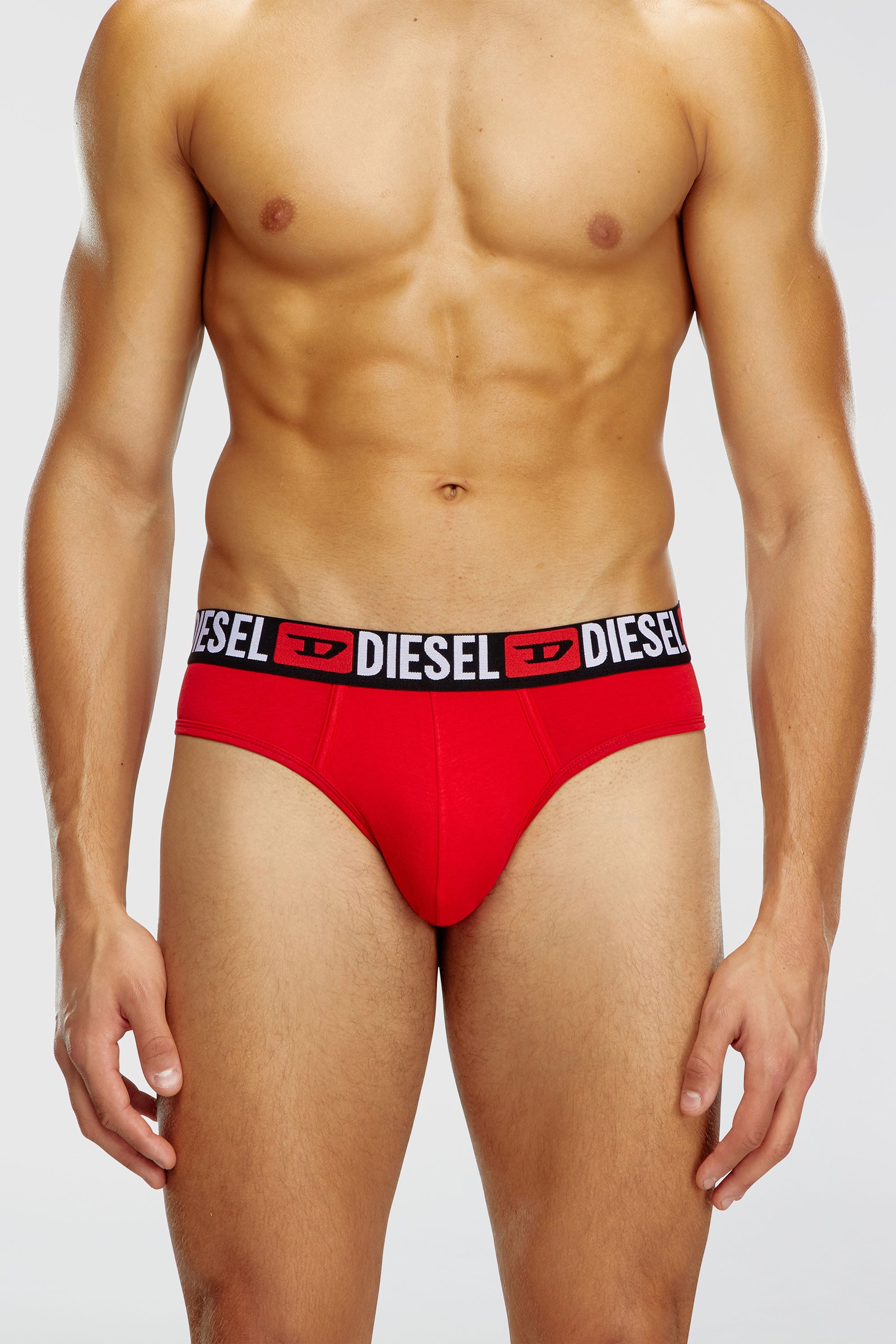 Diesel - UMBR-ANDRETHREEPACK, Set da tre slip a tinta unita Uomo in Multicolor - 3