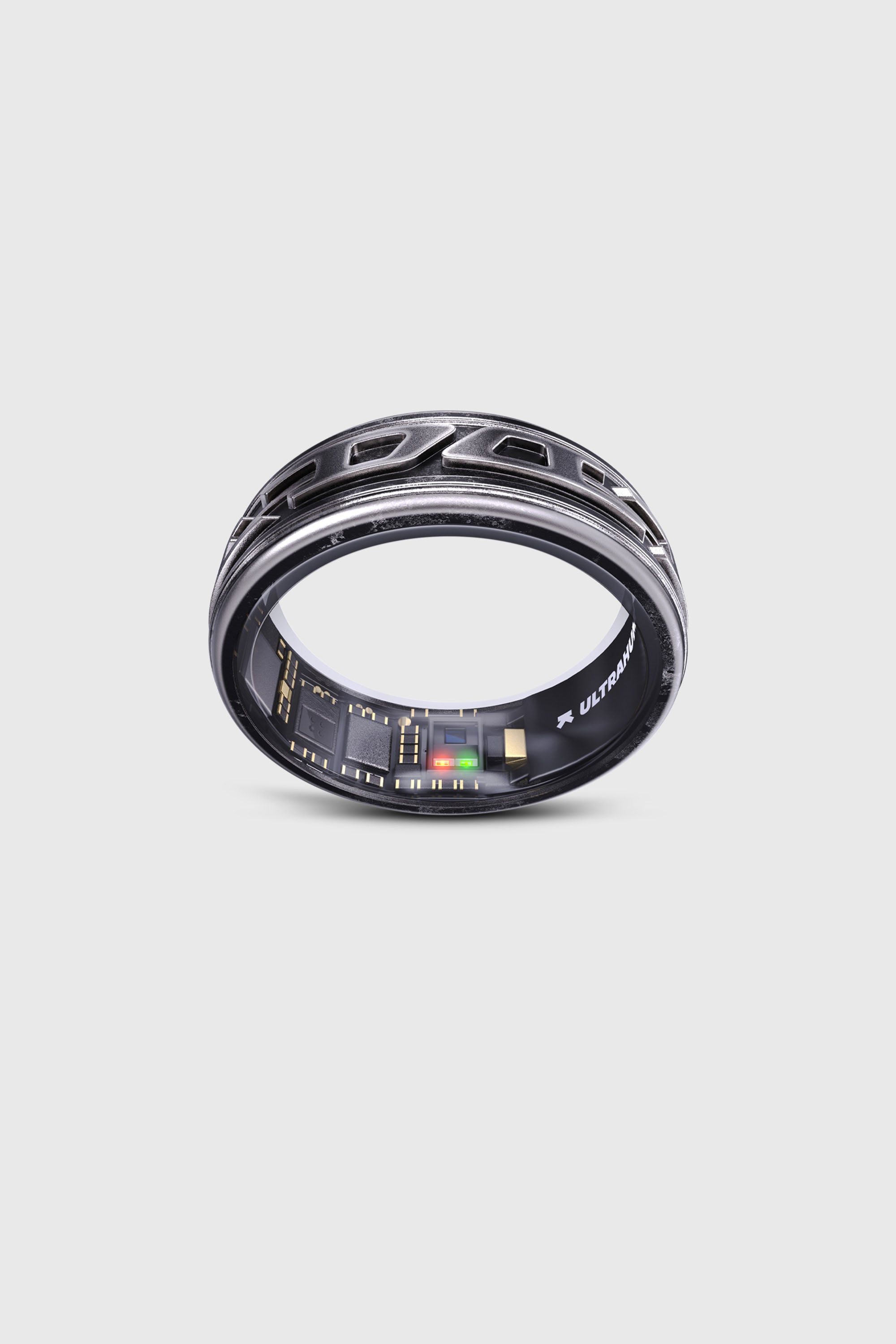 Diesel - SMART RING PHANTOM BLACK- UHRA-DD SMART RING, Smart ring in nero effetto consumato Unisex in Nero - 1