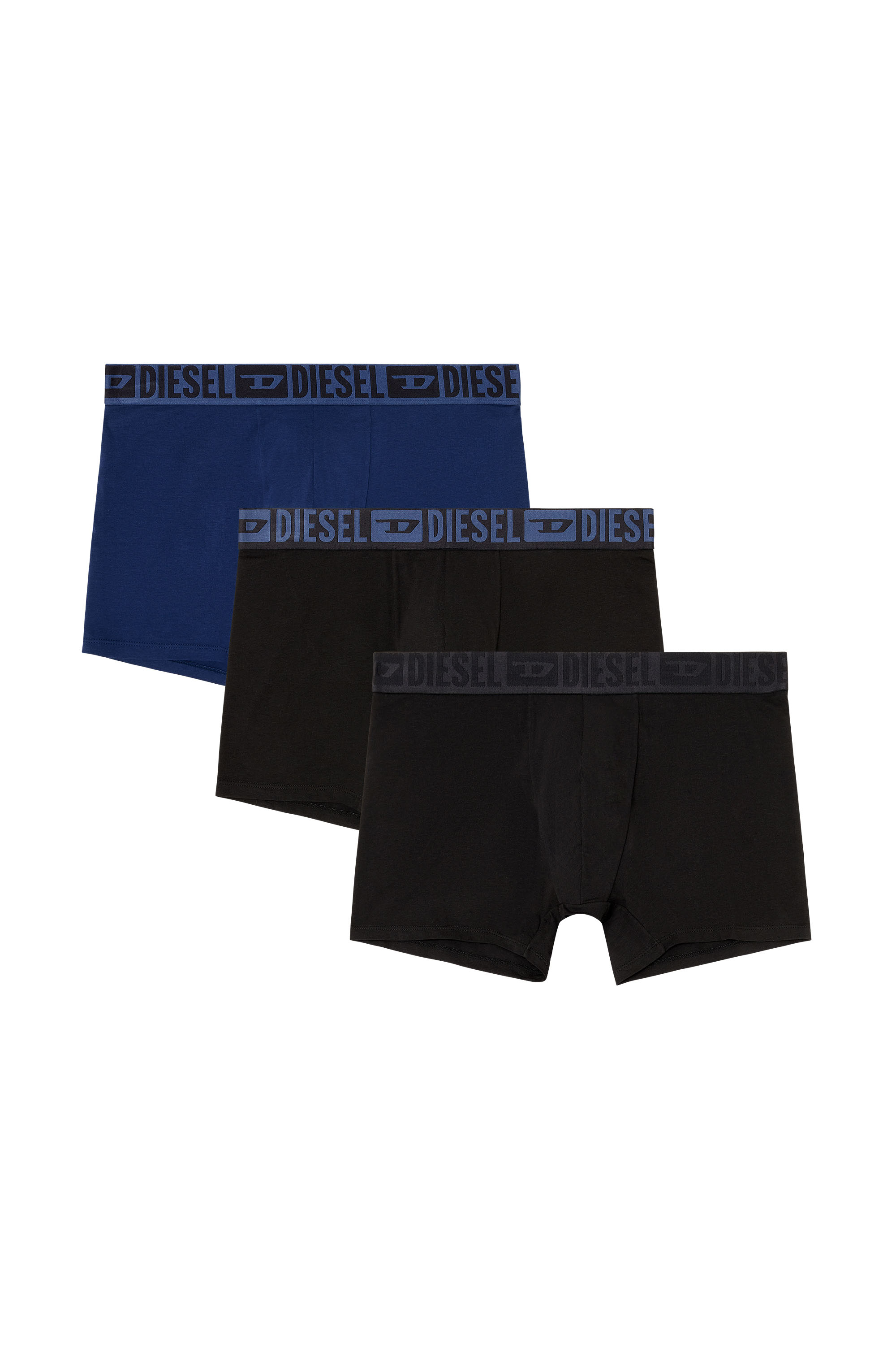 Diesel - SEBASTIAN-D-CORE-3PACK, Set da tre boxer lungo in cotone stretch Uomo in Multicolor - 1